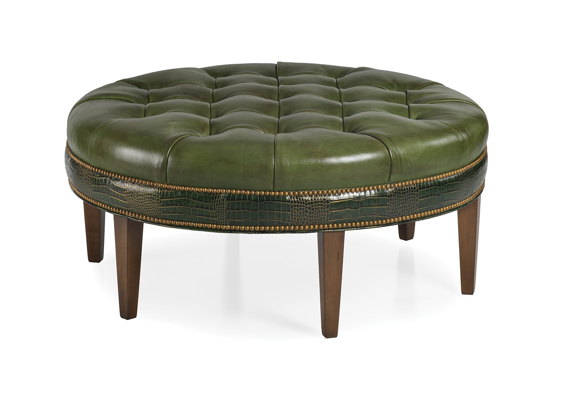 Hancock and Moore Gregory Tufted Ottoman 6396-T