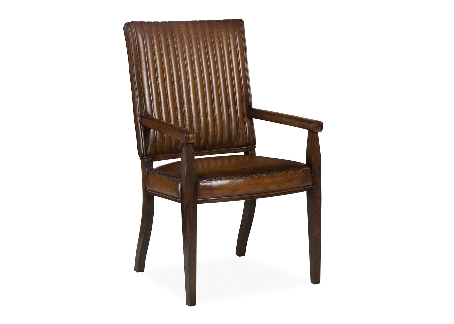 Hancock and Moore Davenport Channel Back Dining Arm Chair 6601-CH