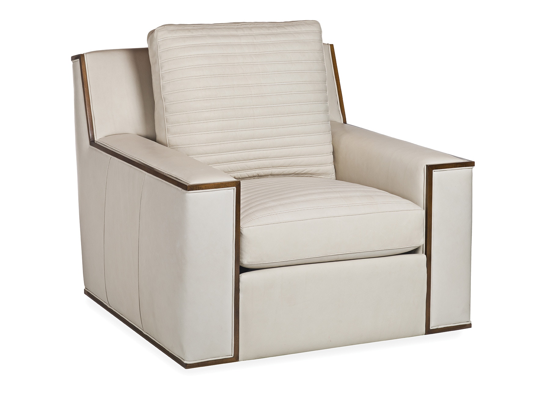 Hancock and Moore Emerson Channel Quilted Swivel Chair 6604-S-CH