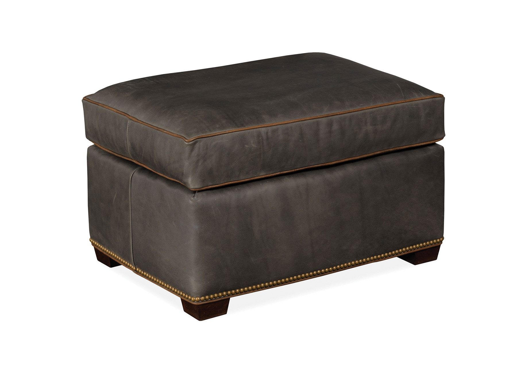 Hancock and Moore Burnette Ottoman 6811-O
