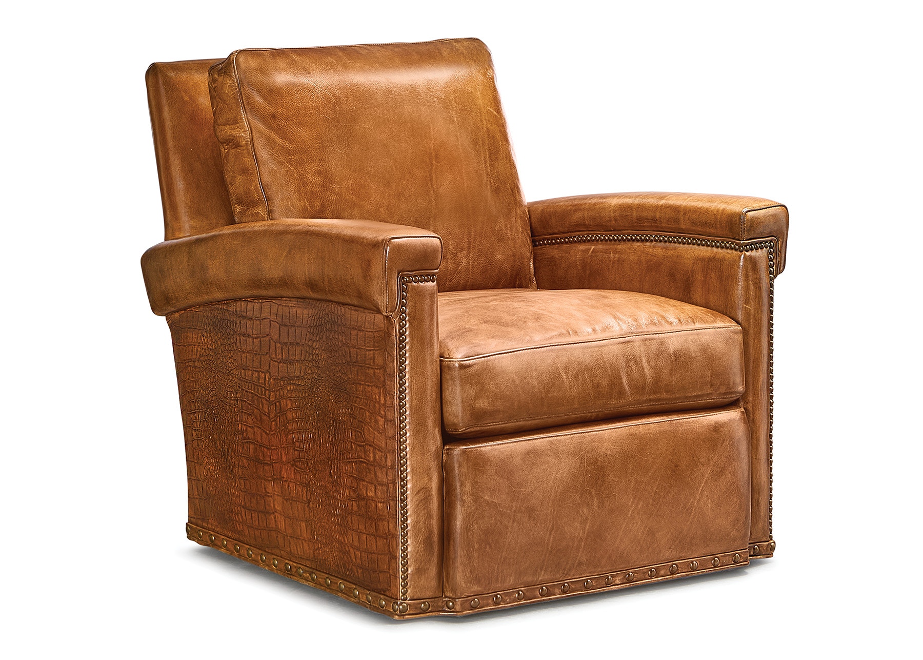 Hancock and Moore Holiday Swivel Chair 6907-S