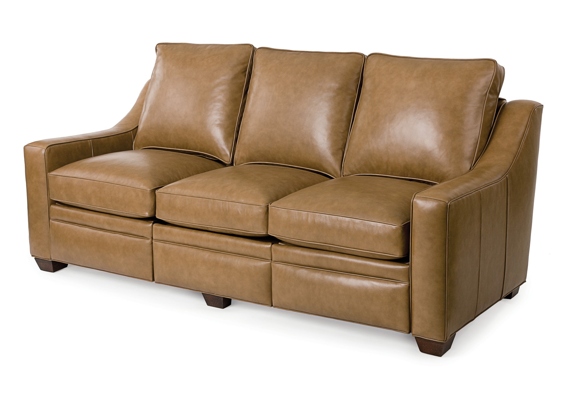 Hancock and Moore Campaign Full Power Rec Sofa 2-Recliners-Battery 9083-30PRB
