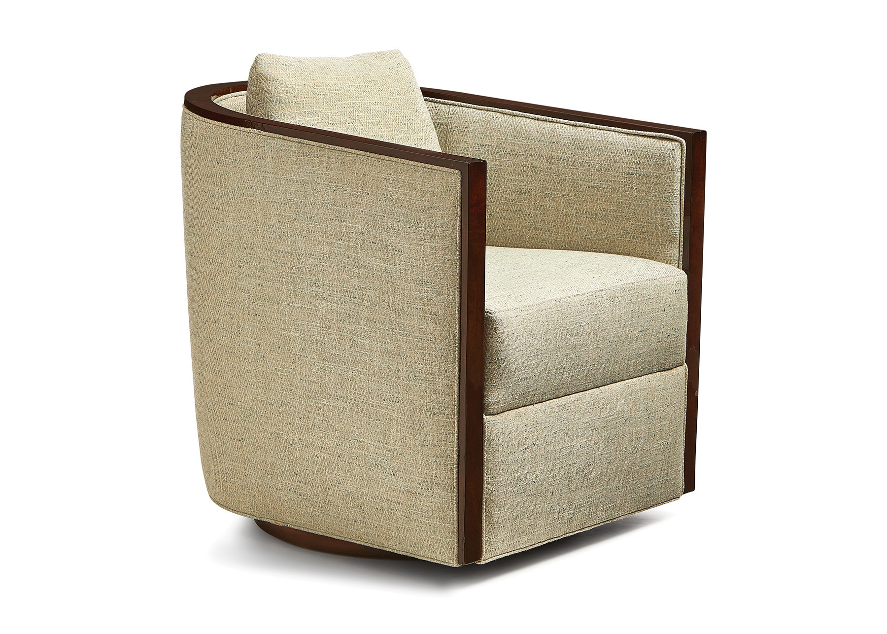 Hancock and Moore Giancarlos Uph Barrel Swivel Chair CJ6822-S