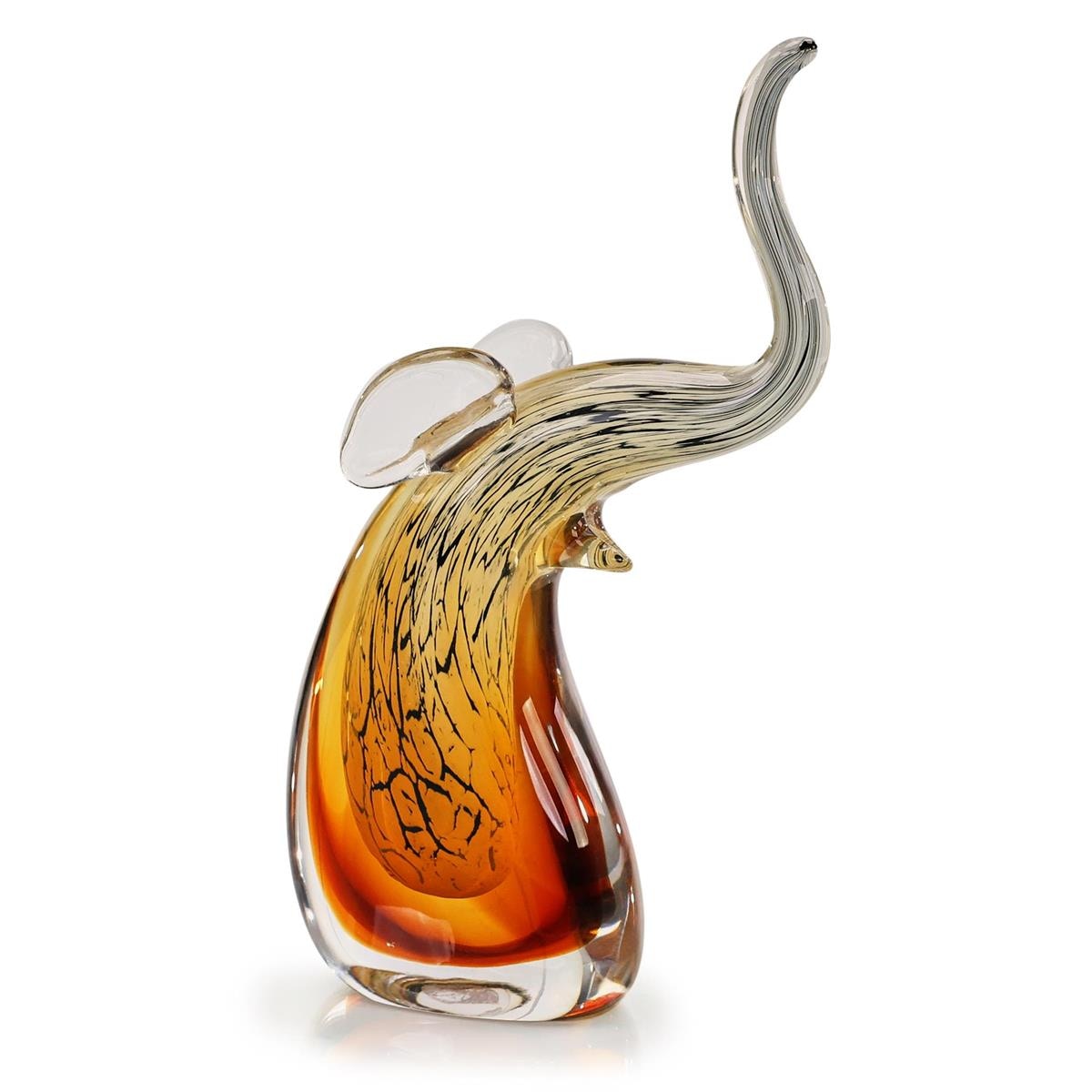 John Richard Abstract Glass Elephant Sculpture JRA-15664