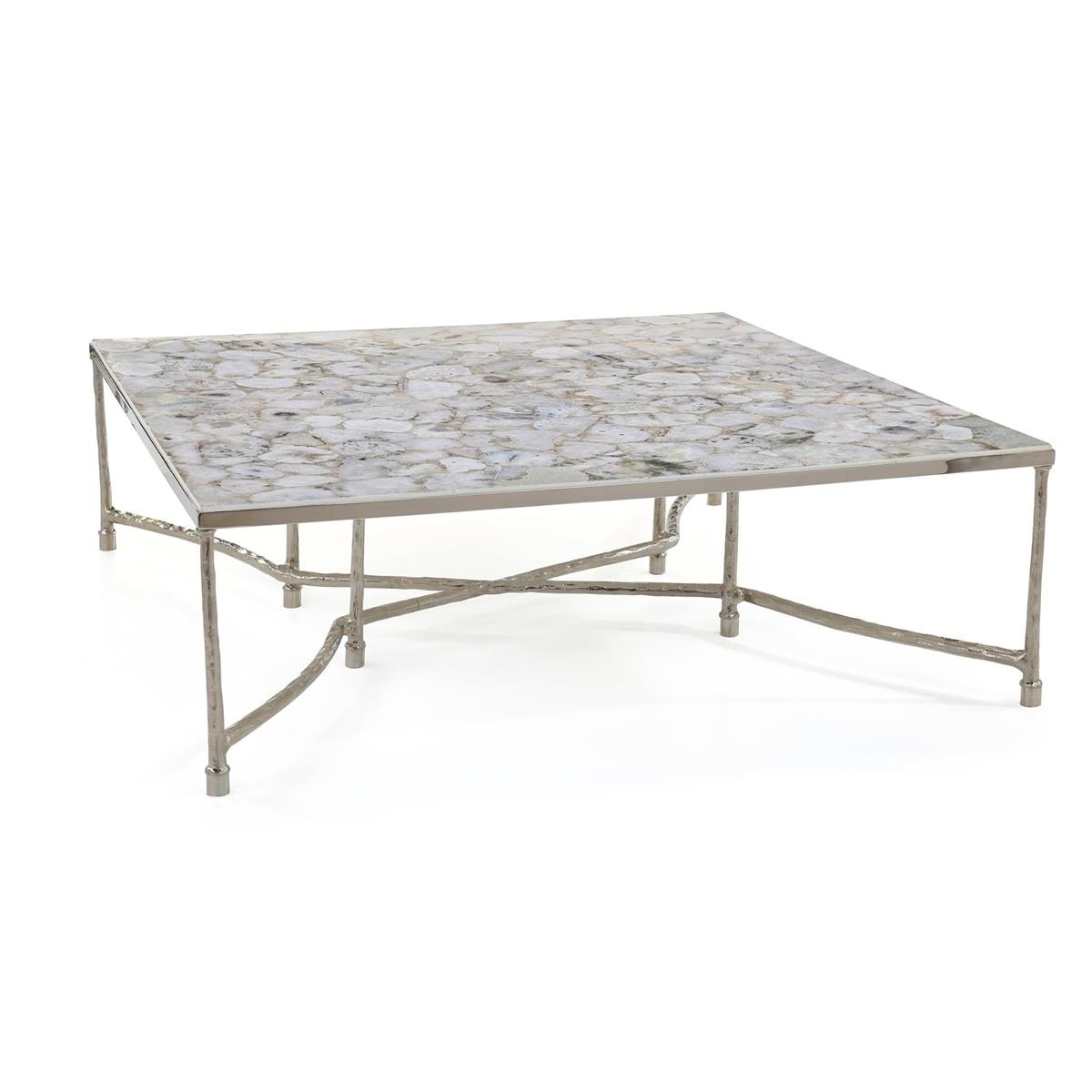 John Richard Artigas Cocktail Table, Nickel JFD-0437