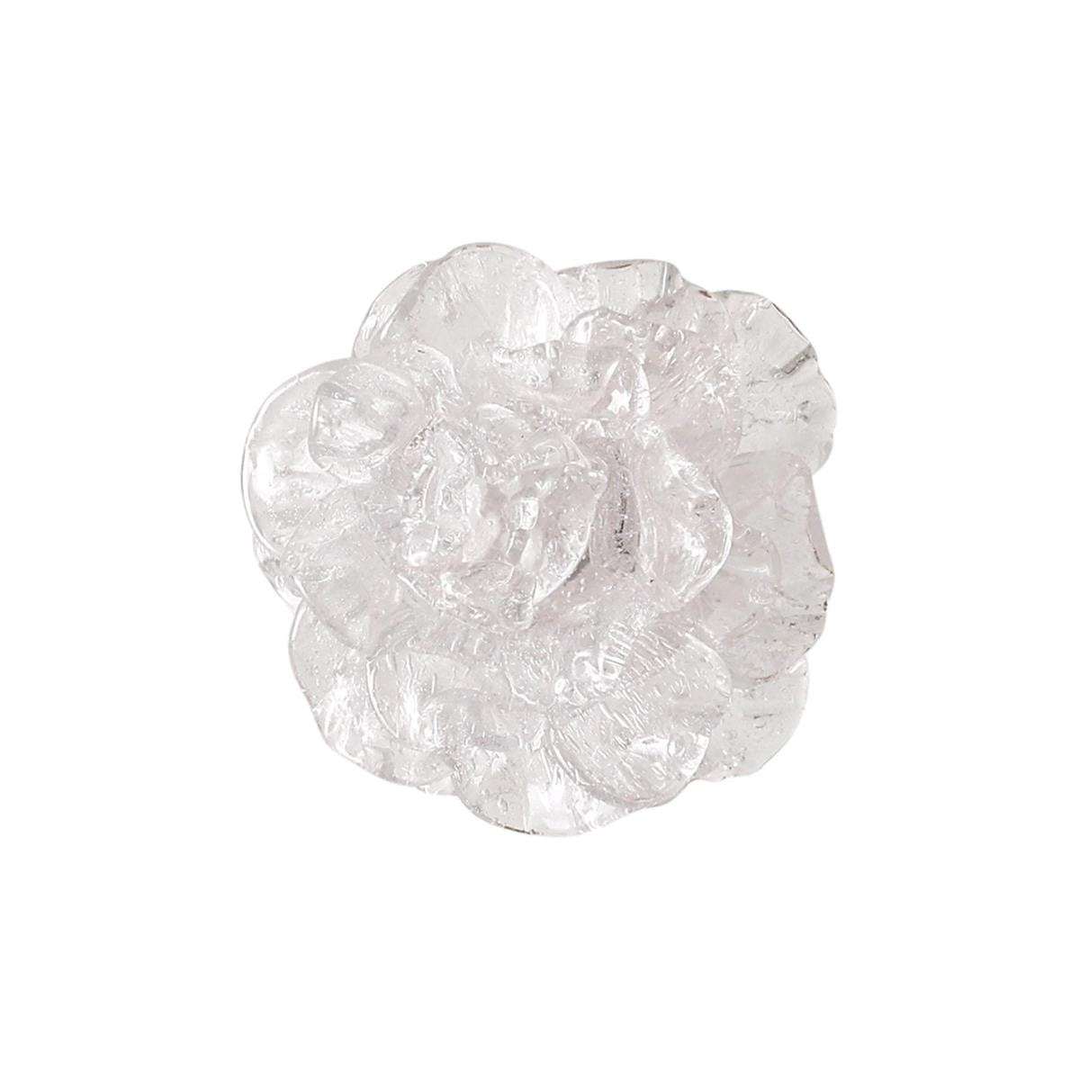 John Richard Clear Glass Flower Wall Art GBG-2980