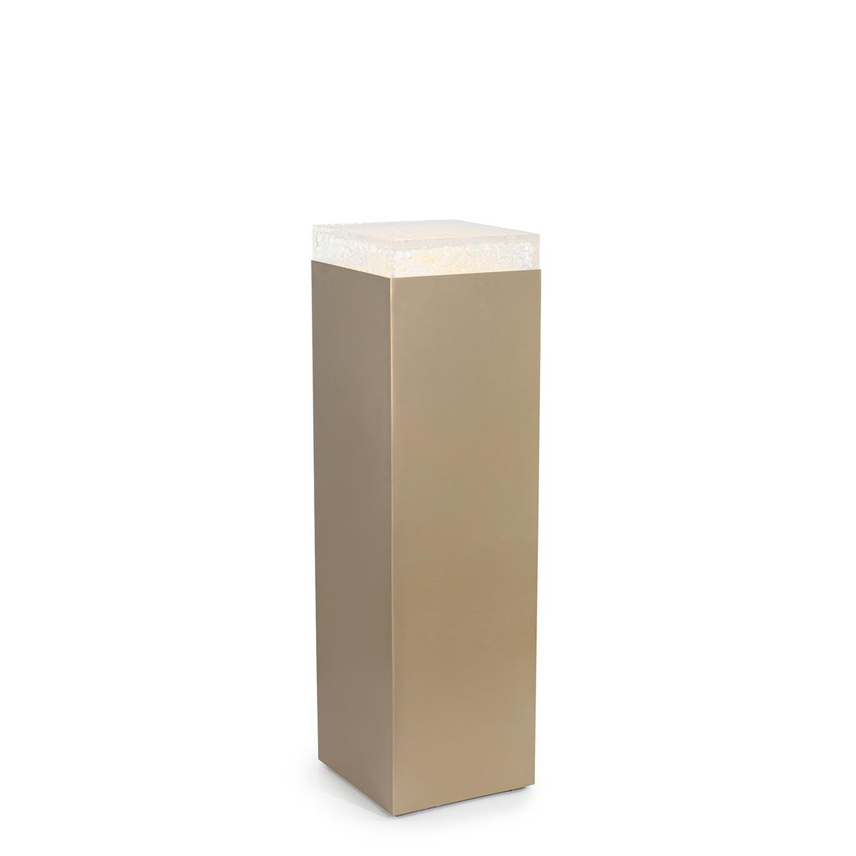 John Richard Edda Pedestal III, Antique Brass EUR-08-0145