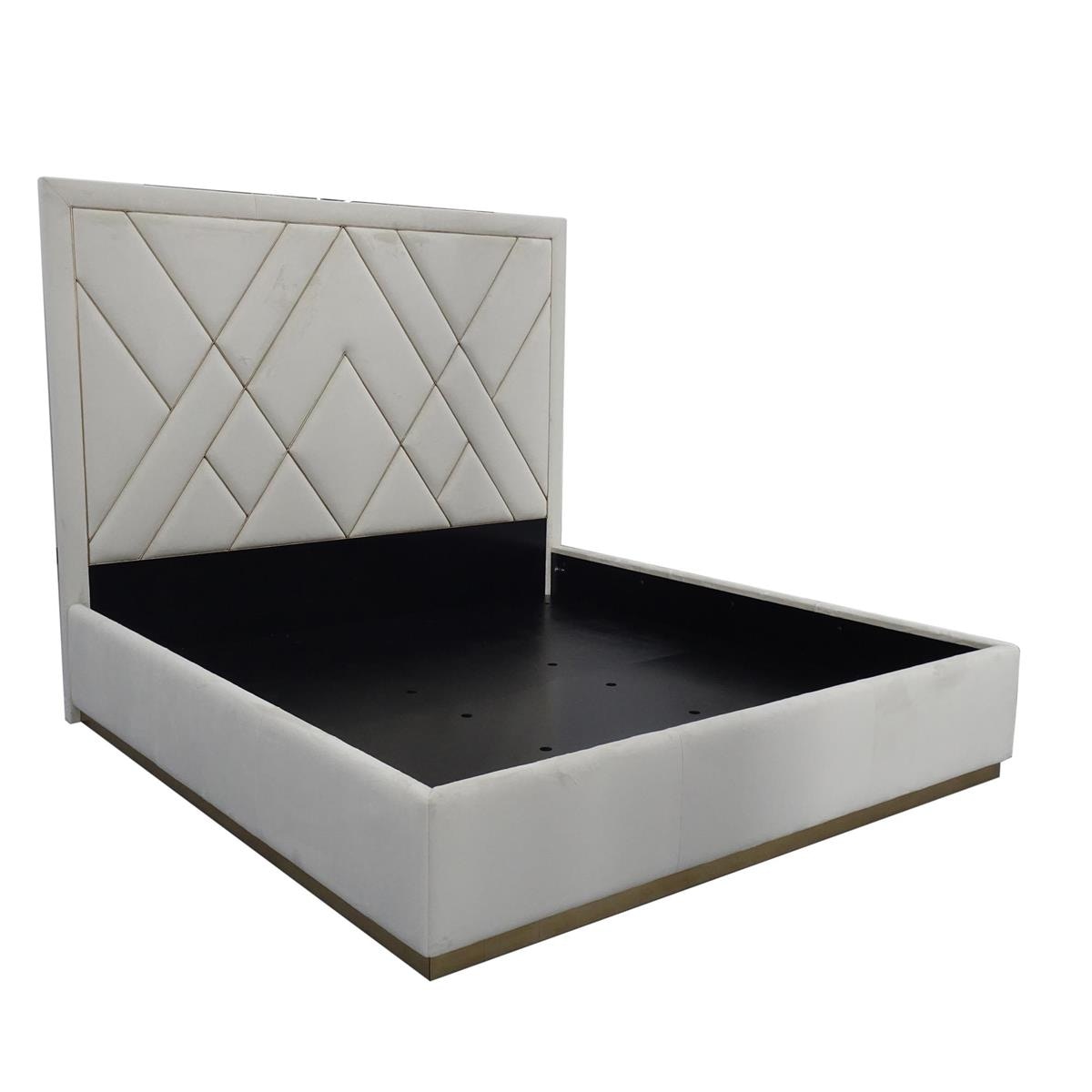 John Richard London King Bed, Bisque EUR-06-0061