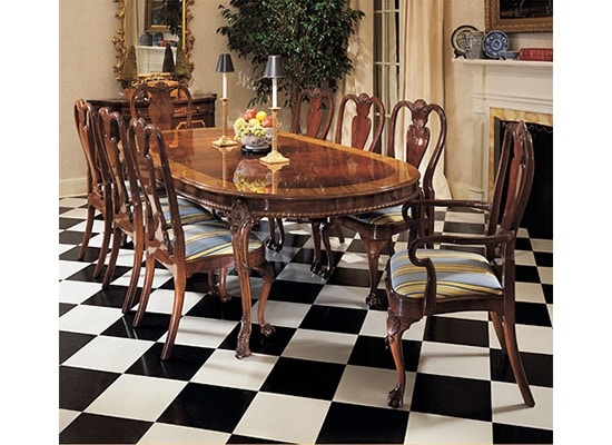 Karges Furniture K862 Casual Dining Chippendale Racetrack