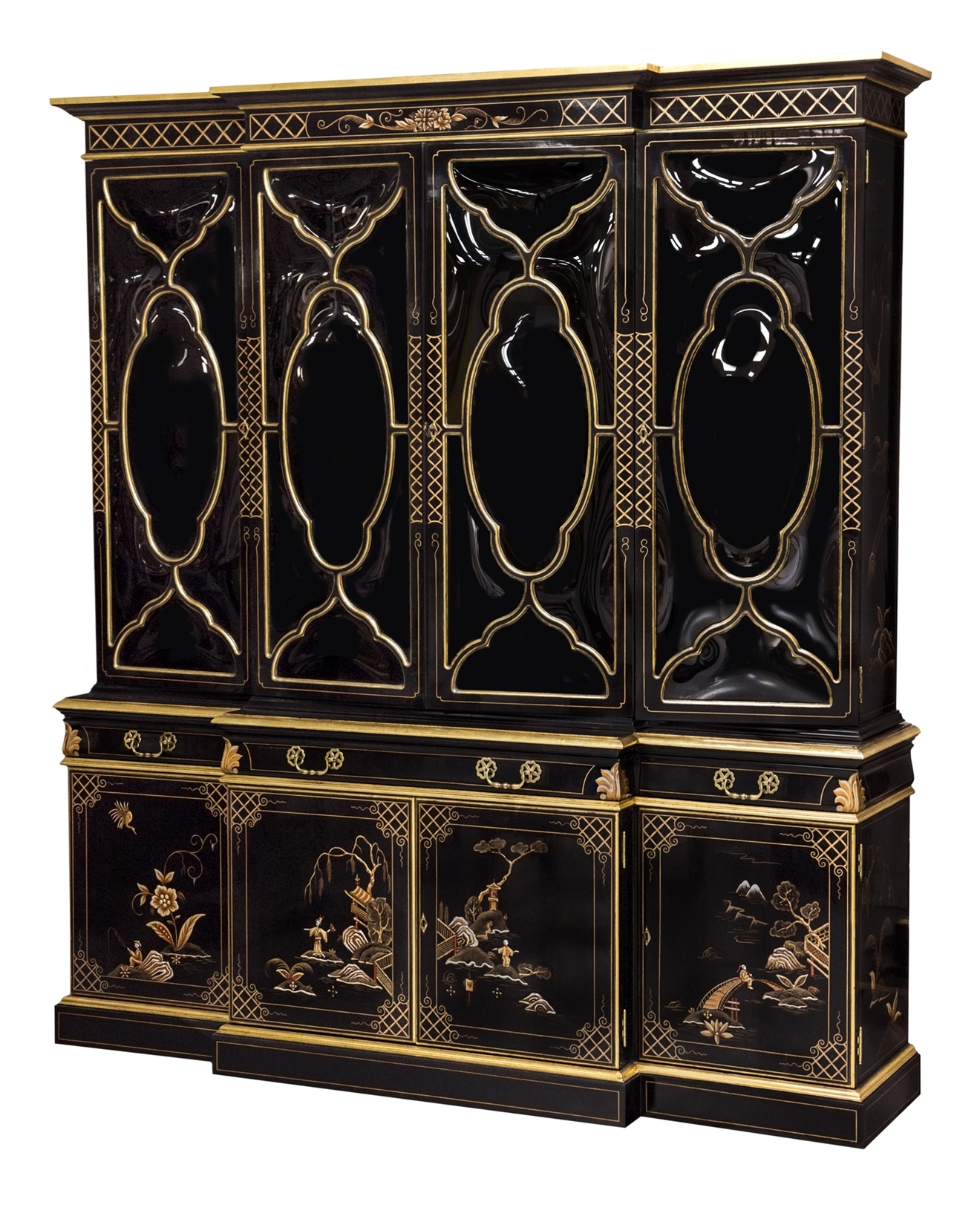 Karges Furniture Chippendale Breakfront K620