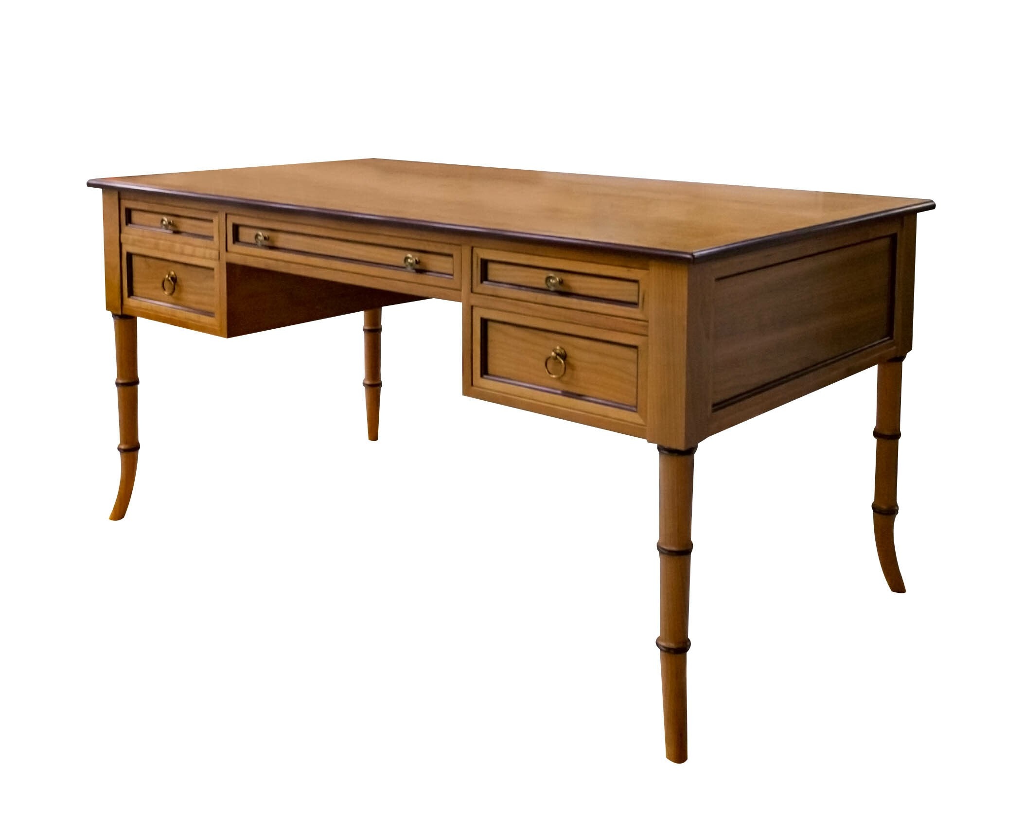 Kindel Furniture Dorothy Draper Bamboo Desk 188-200