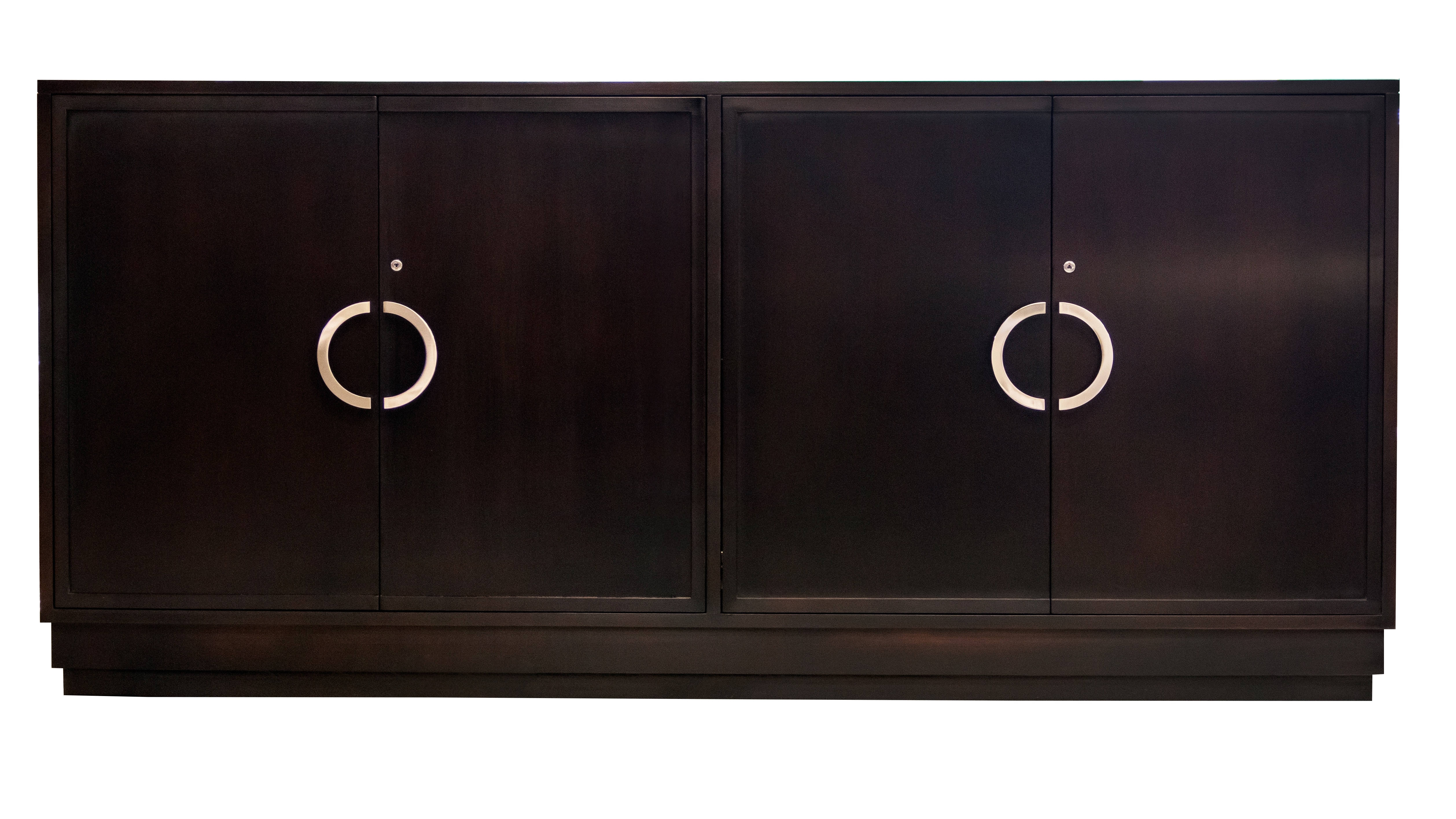 Kindel Furniture Facets 72 Credenza, Four Door 68-2-DR4-DR4-BL2A