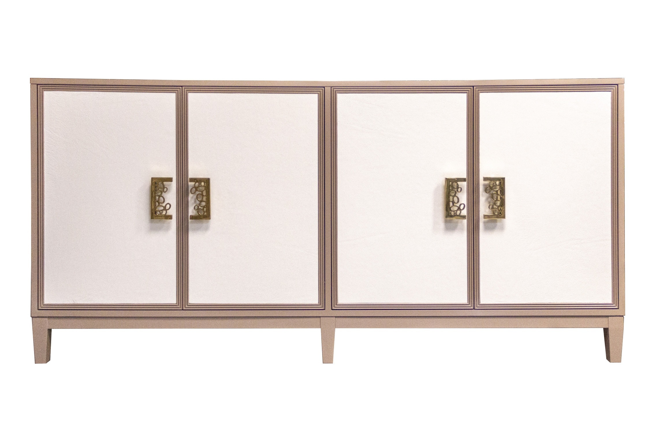 Kindel Furniture Facets 72 Credenza, Four Door 68-2-DR5-DR5-BT2
