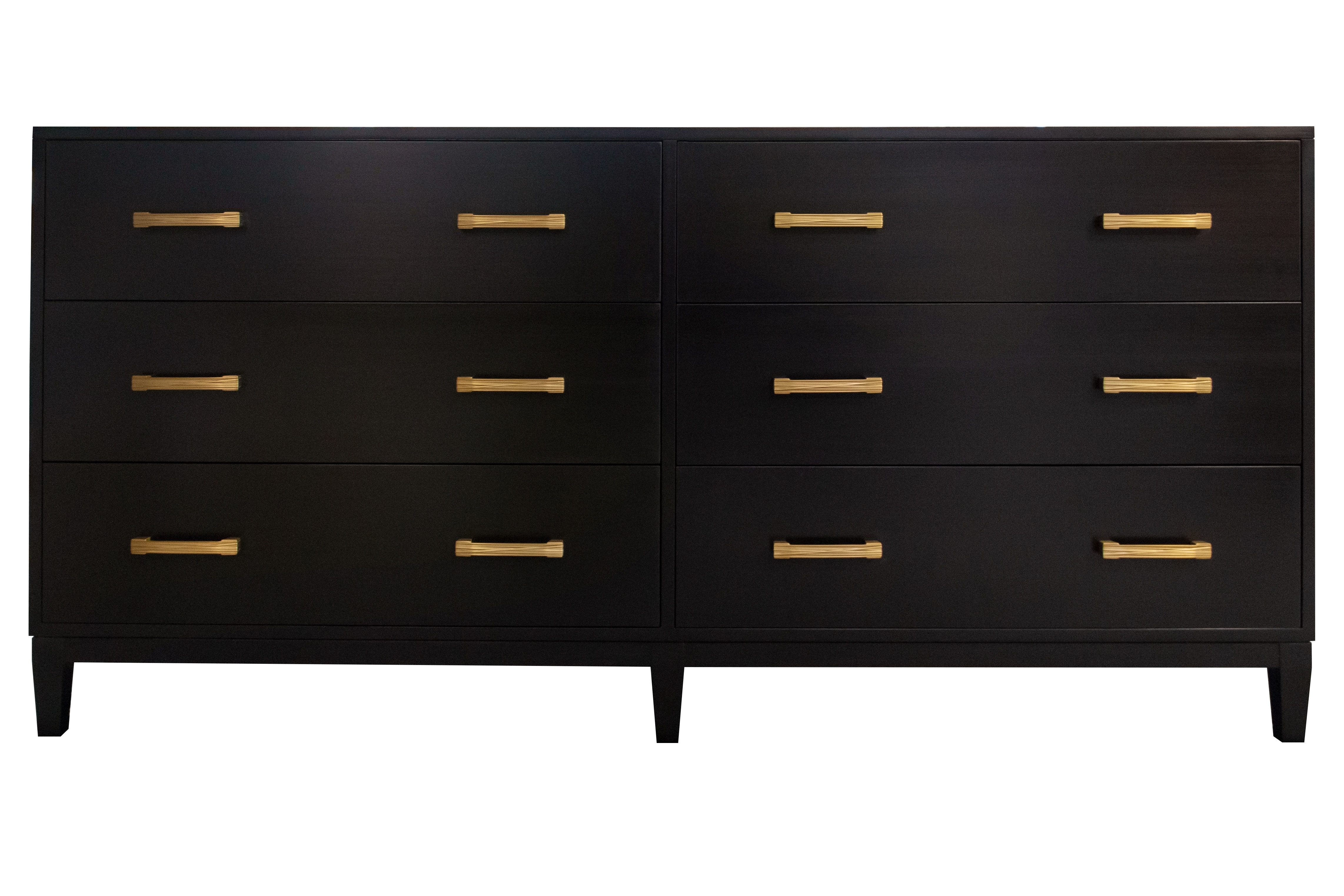 Kindel Furniture Facets 72 Credenza, Six Drawer 68-2-DW1-DW1-BT2