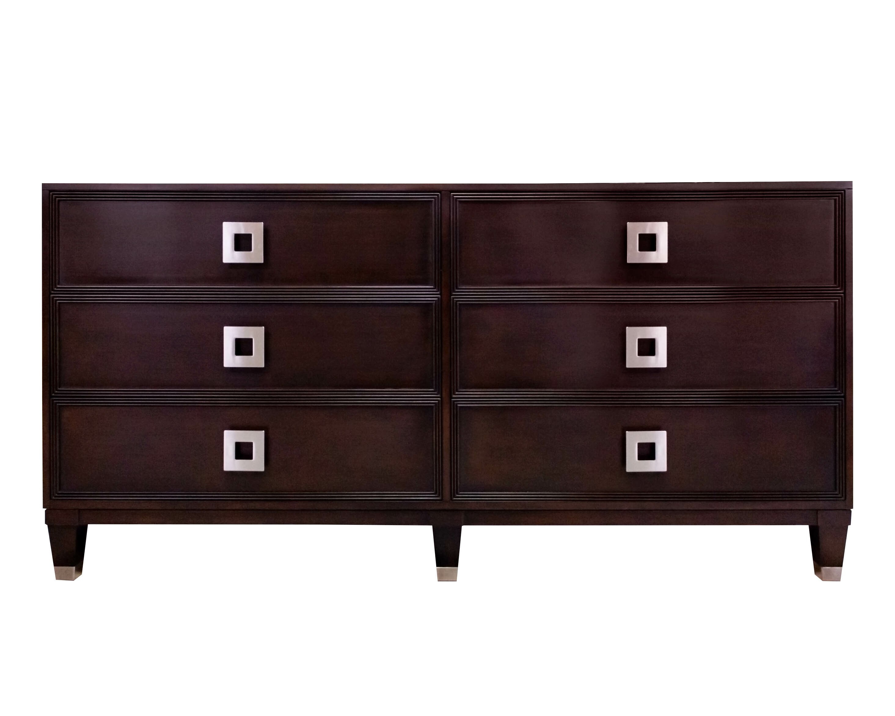 Kindel Furniture Facets 72 Credenza Six Drawer 68-2-DW21-DW21-BF2