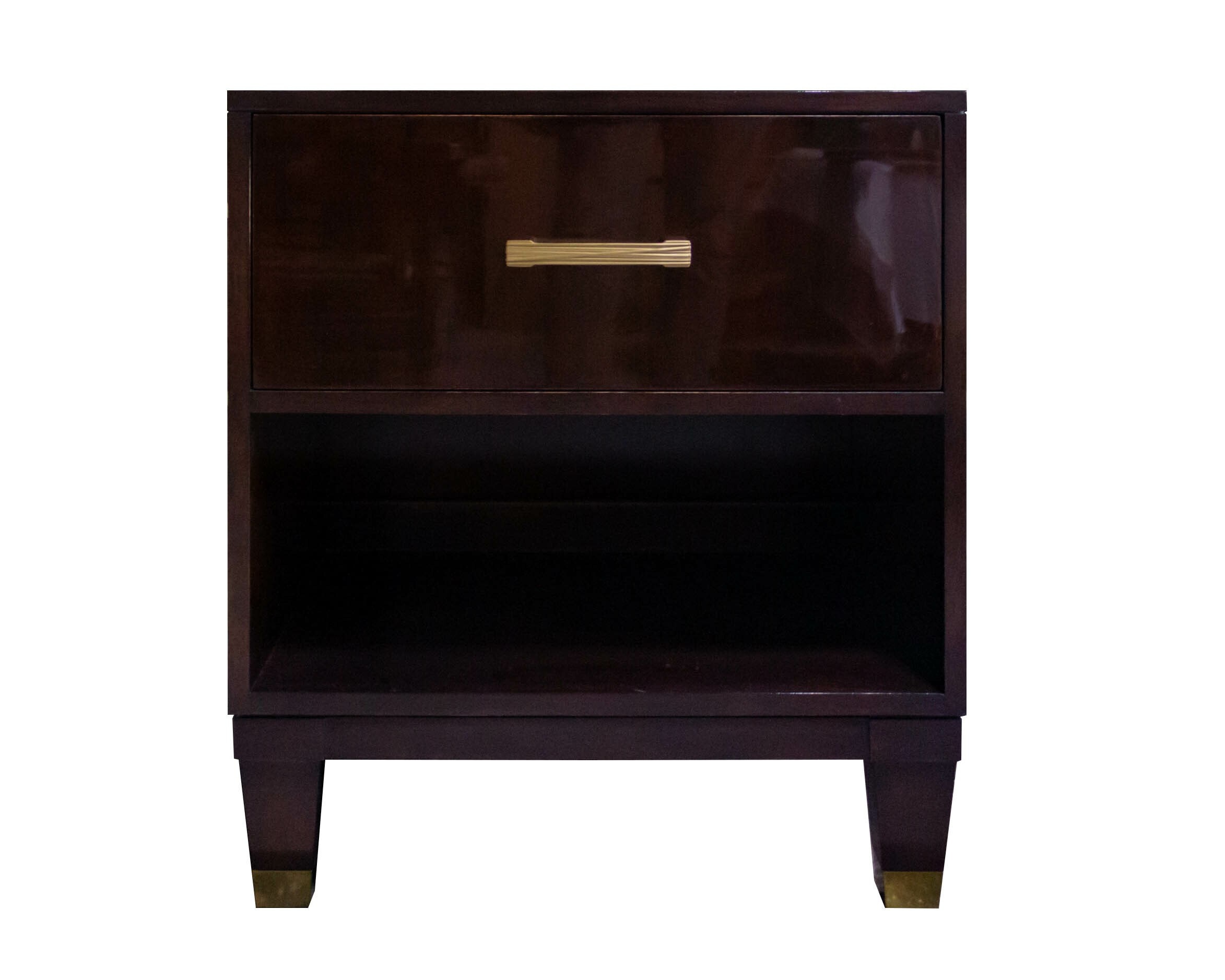 Kindel Furniture Facets 24 Two Drawer Low Chest/ Nightstand 68-4-DW42-OPEN-BF4
