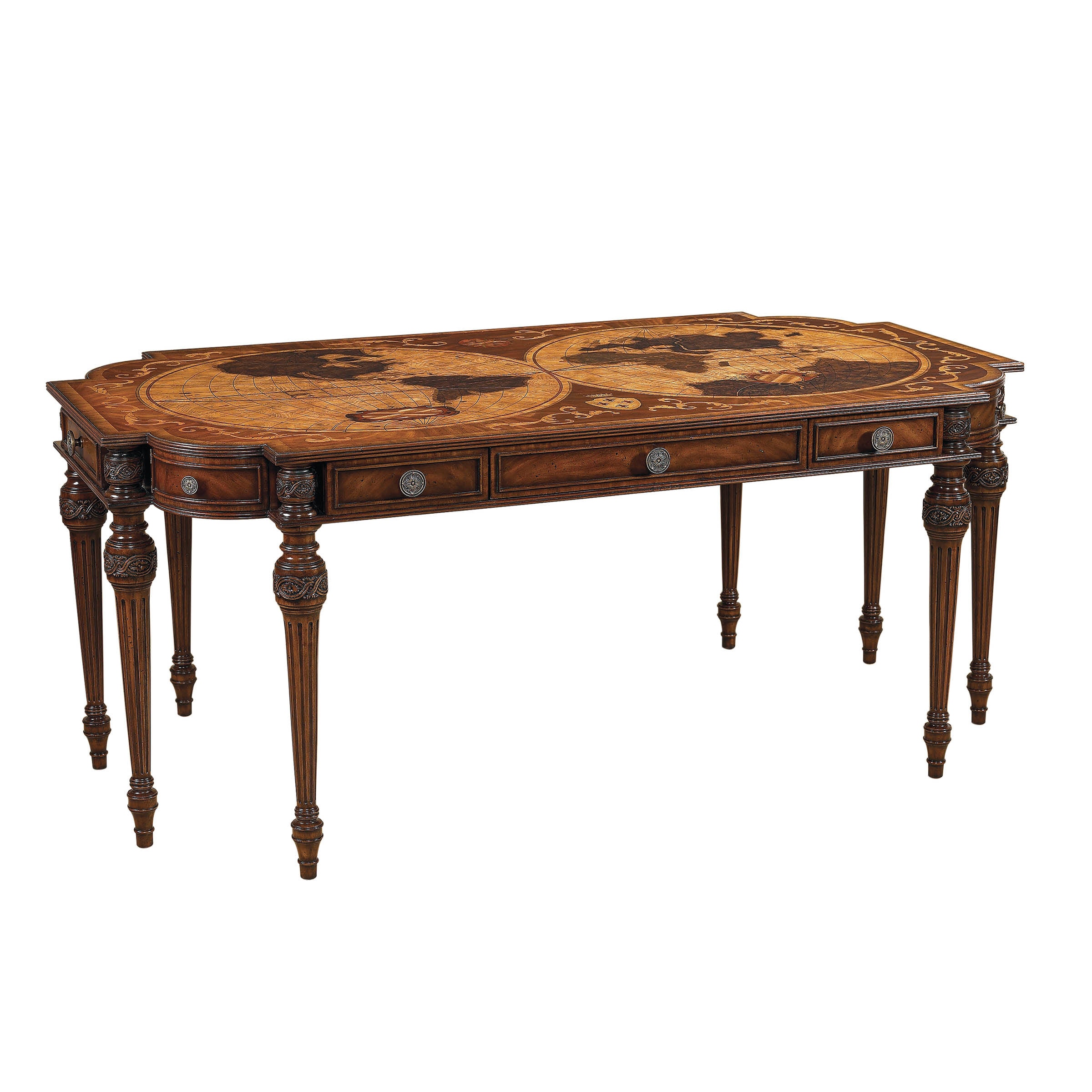 Maitland-Smith Map Writing Desk 8109-55