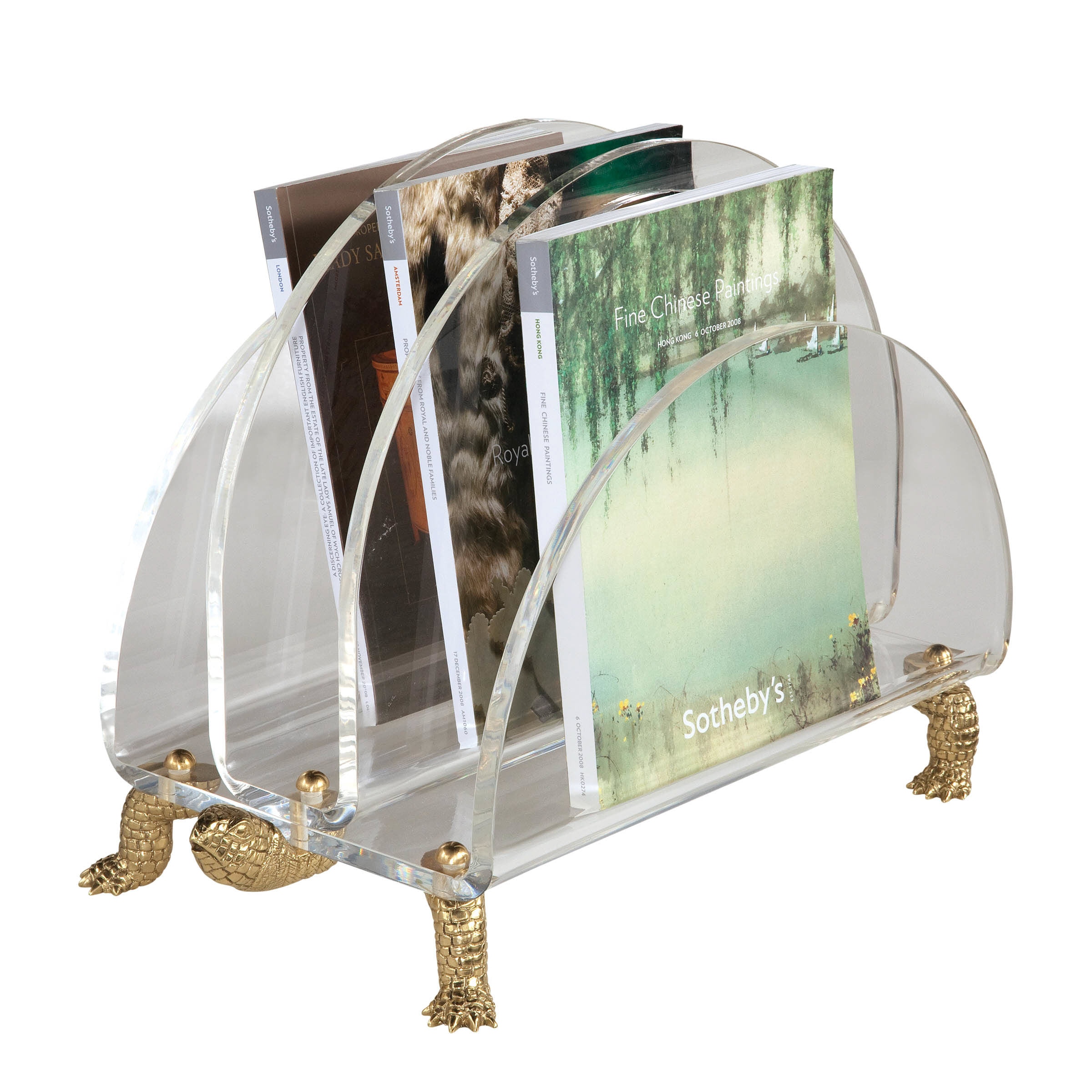 Maitland-Smith Tortoise Magazine Rack 8112-13