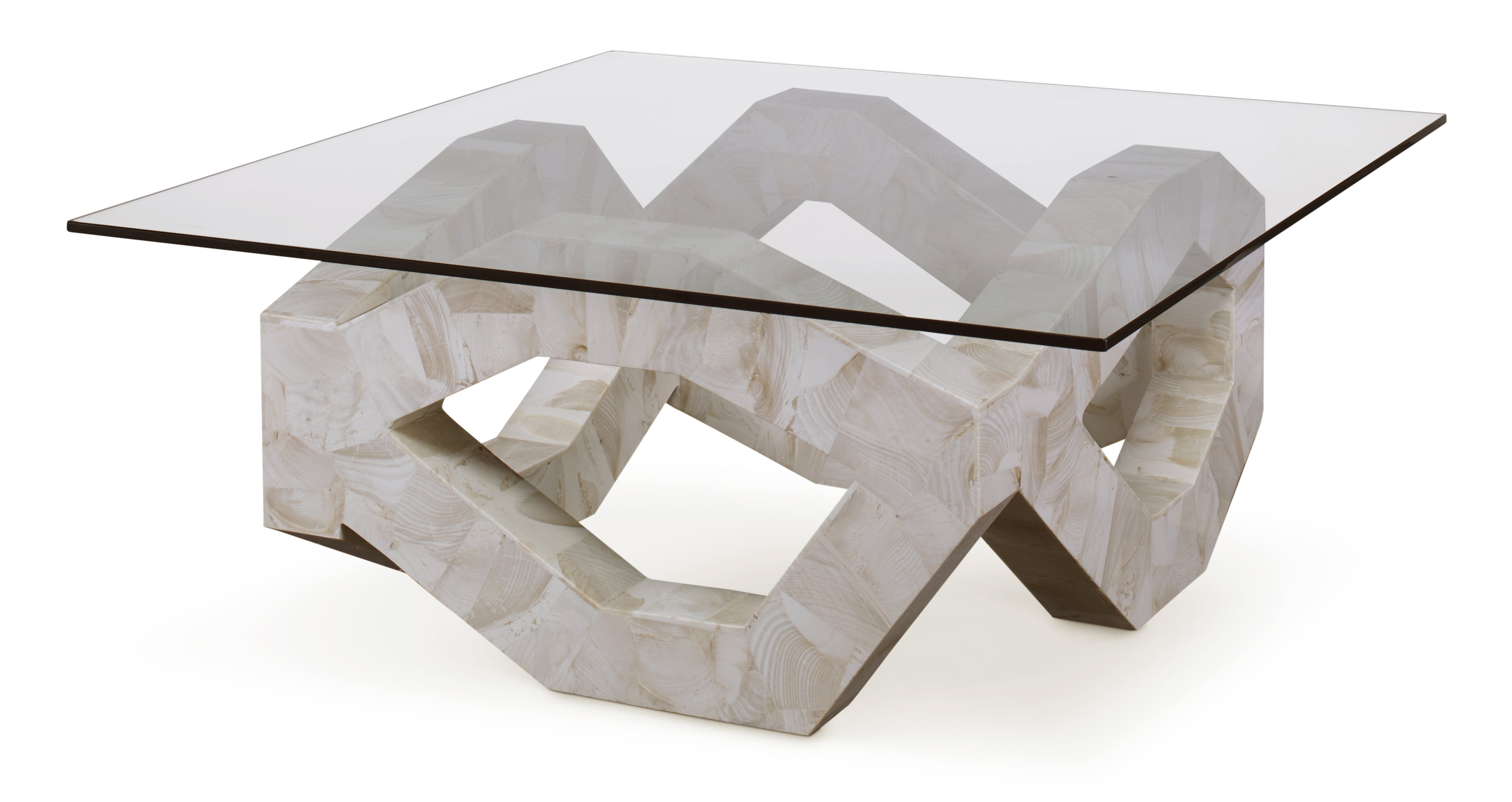 Maitland-Smith Clamstone Cocktail Table 8128-33