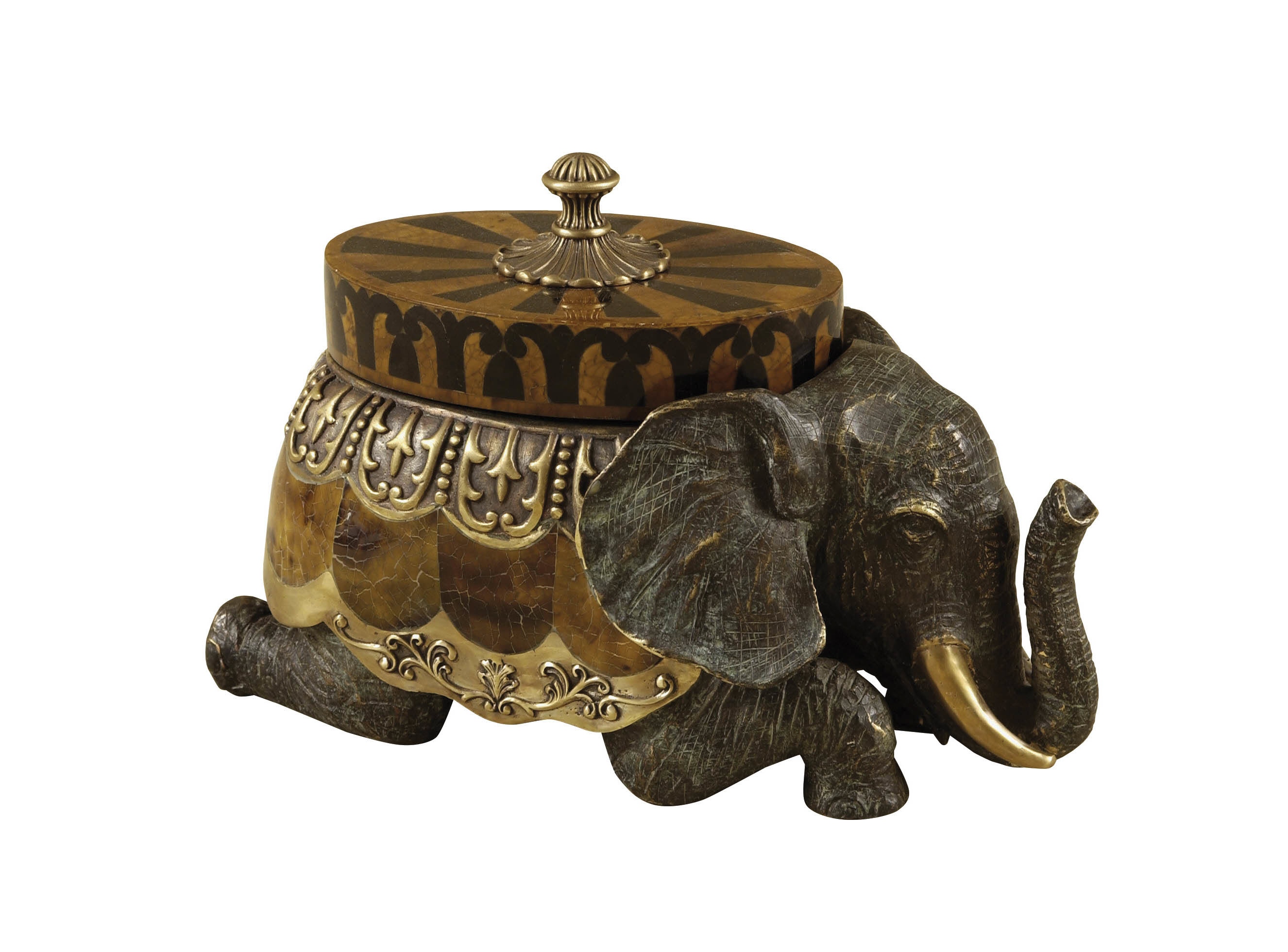 Maitland-Smith Kneeling Elephant Box 8164-11
