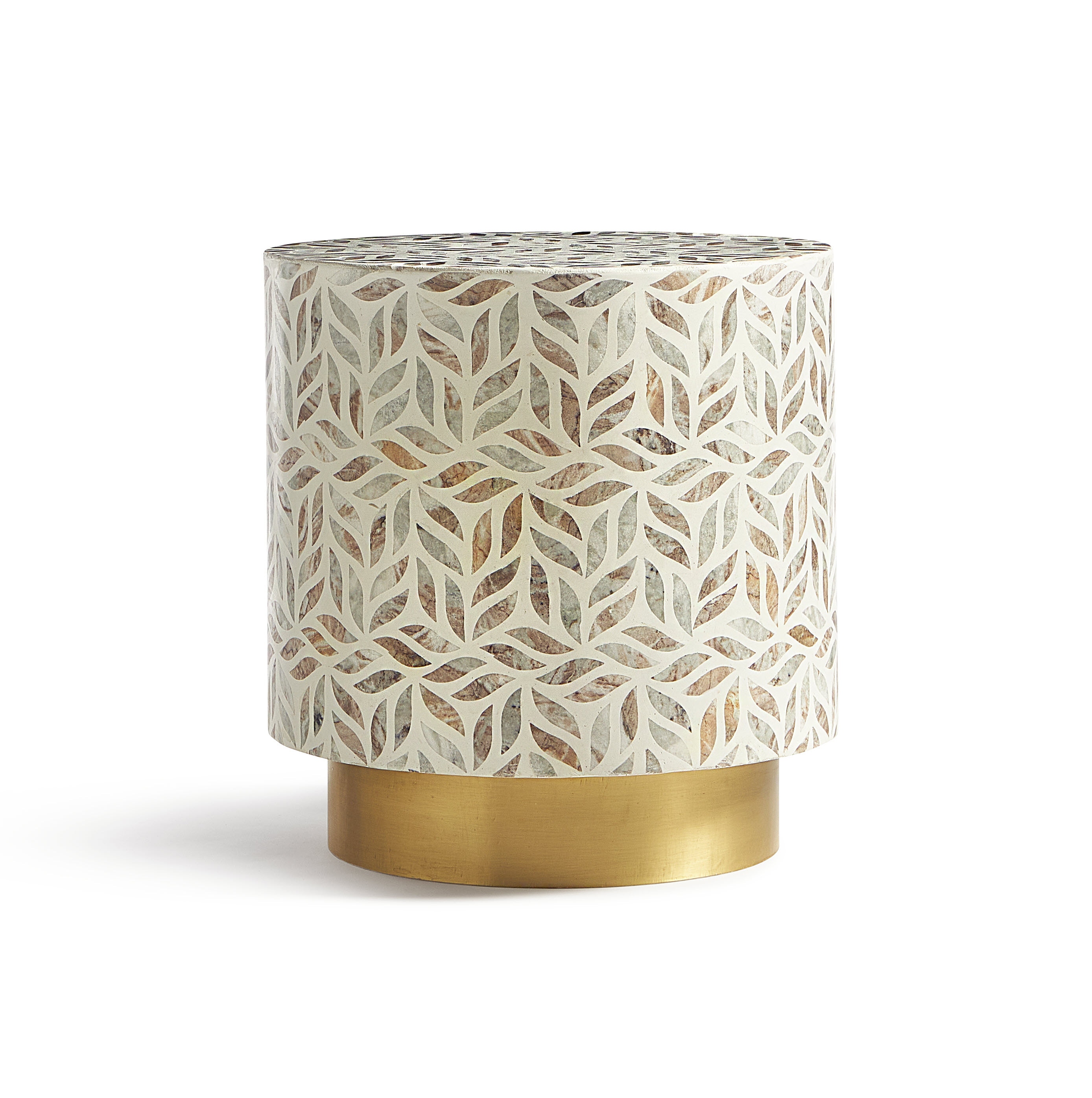 Maitland-Smith Toranto Stone Side Table 8374-32