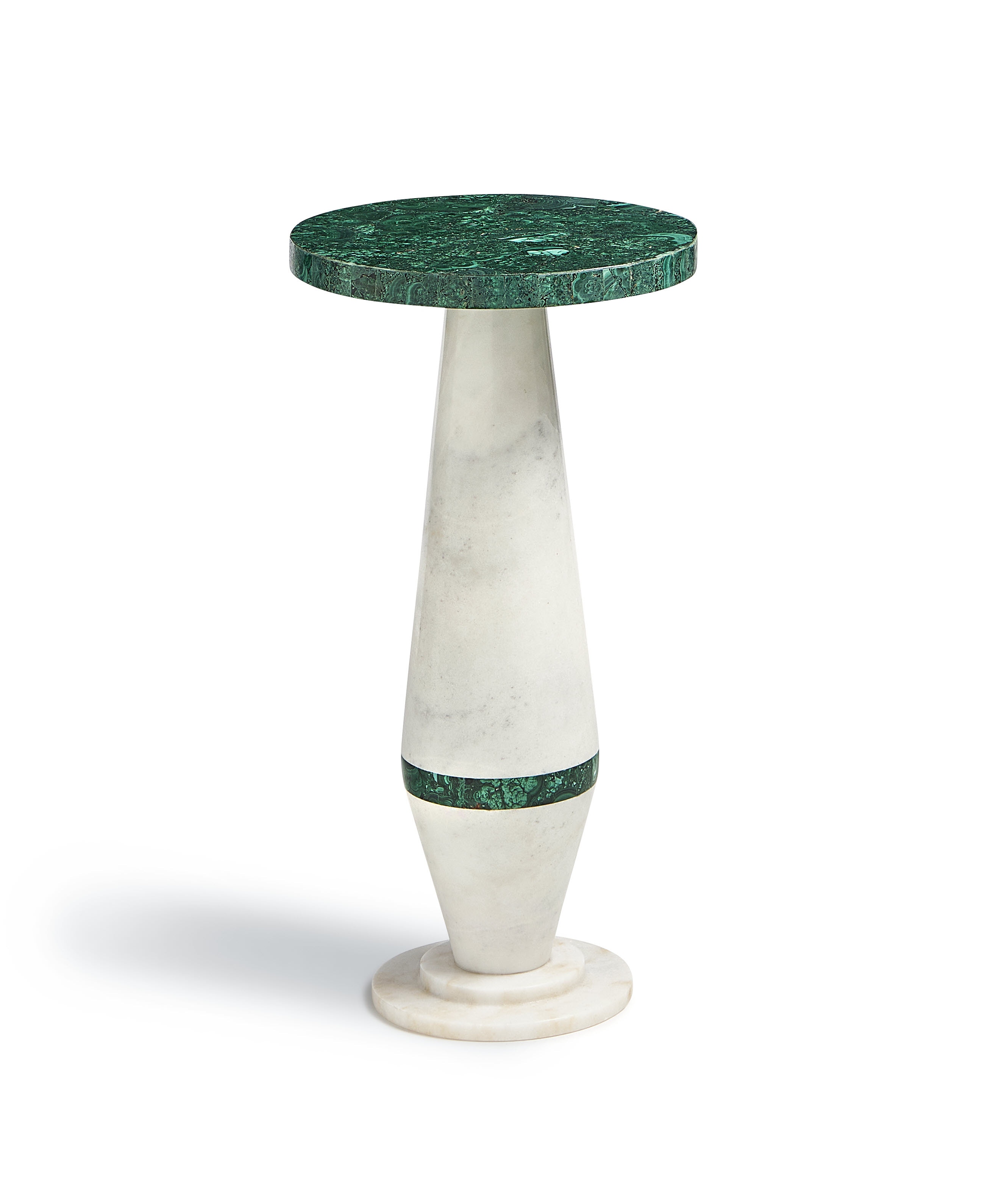 Maitland-Smith Malachite Martini Table 8379-30M