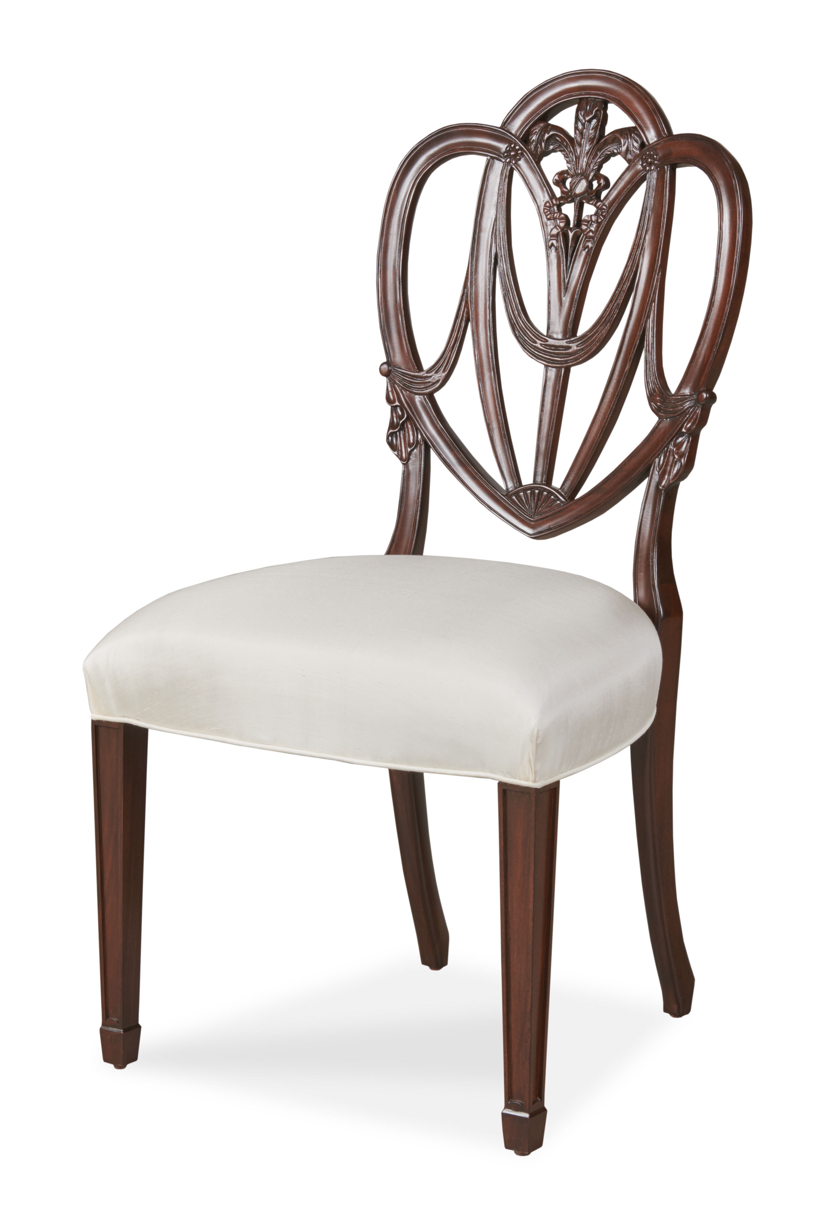 Maitland-Smith Heart Side Chair Pearl 8436-40