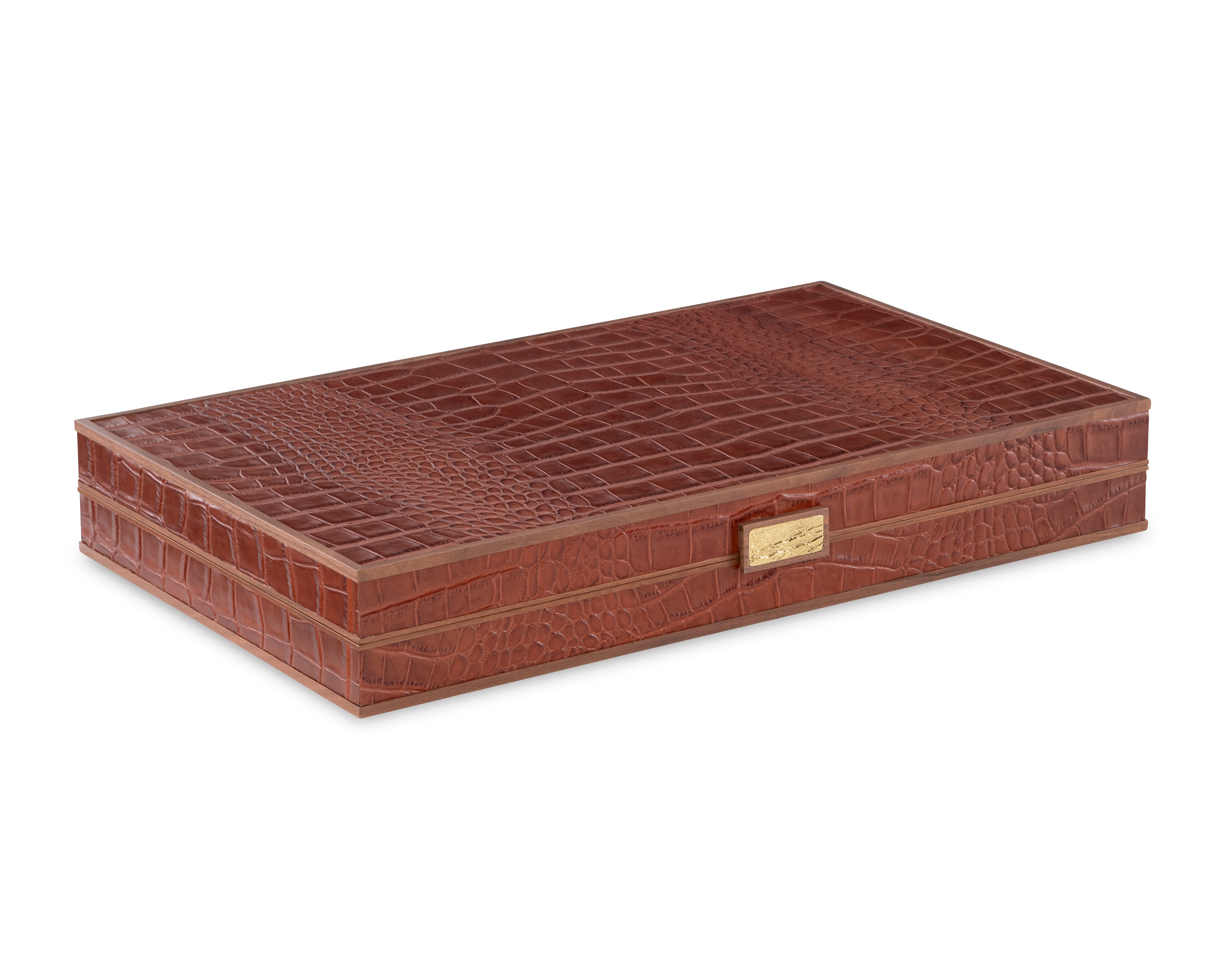 Maitland-Smith Chestnut Leather Game Board 8445-11-T