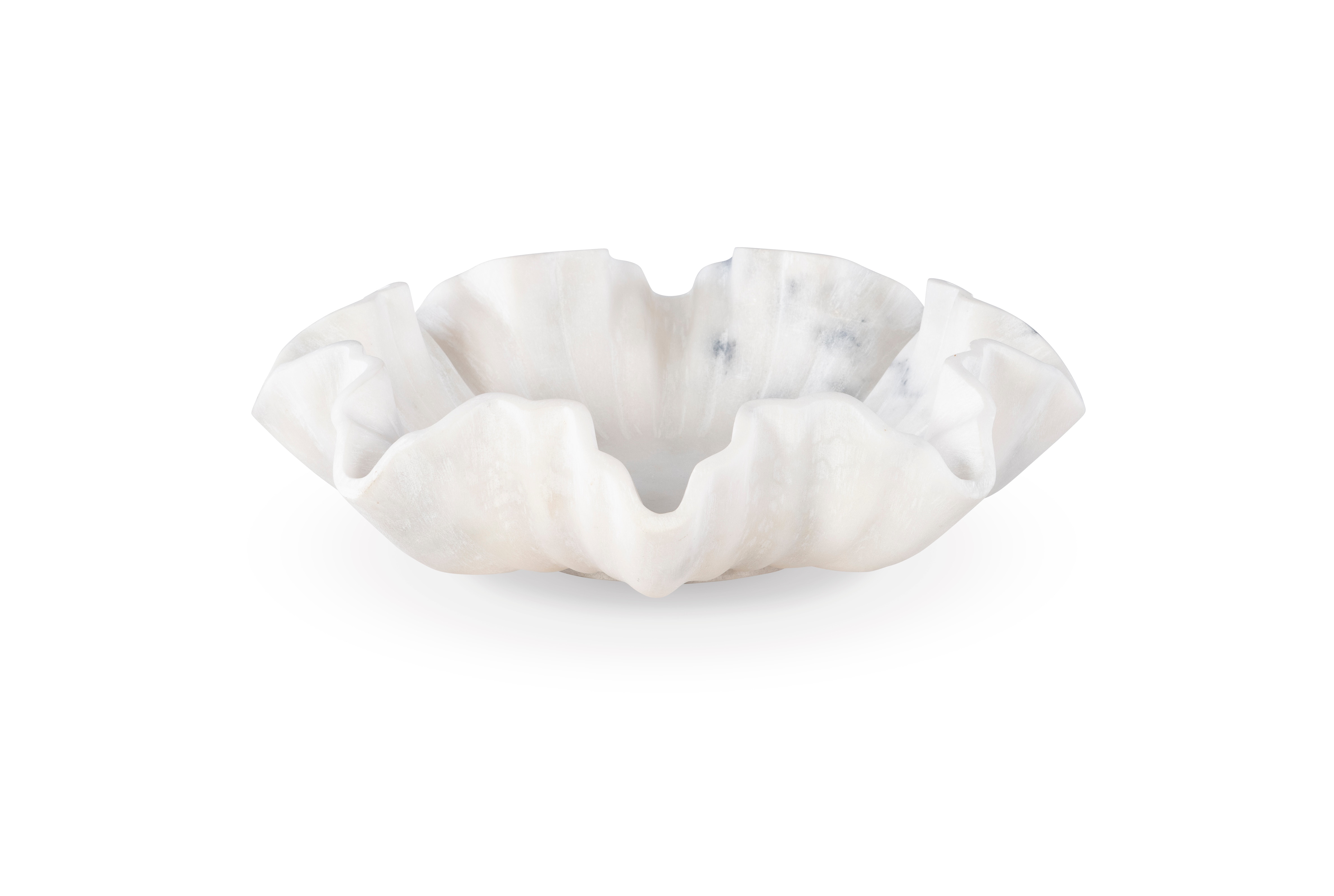Maitland-Smith White Lotus Dish 8476-10
