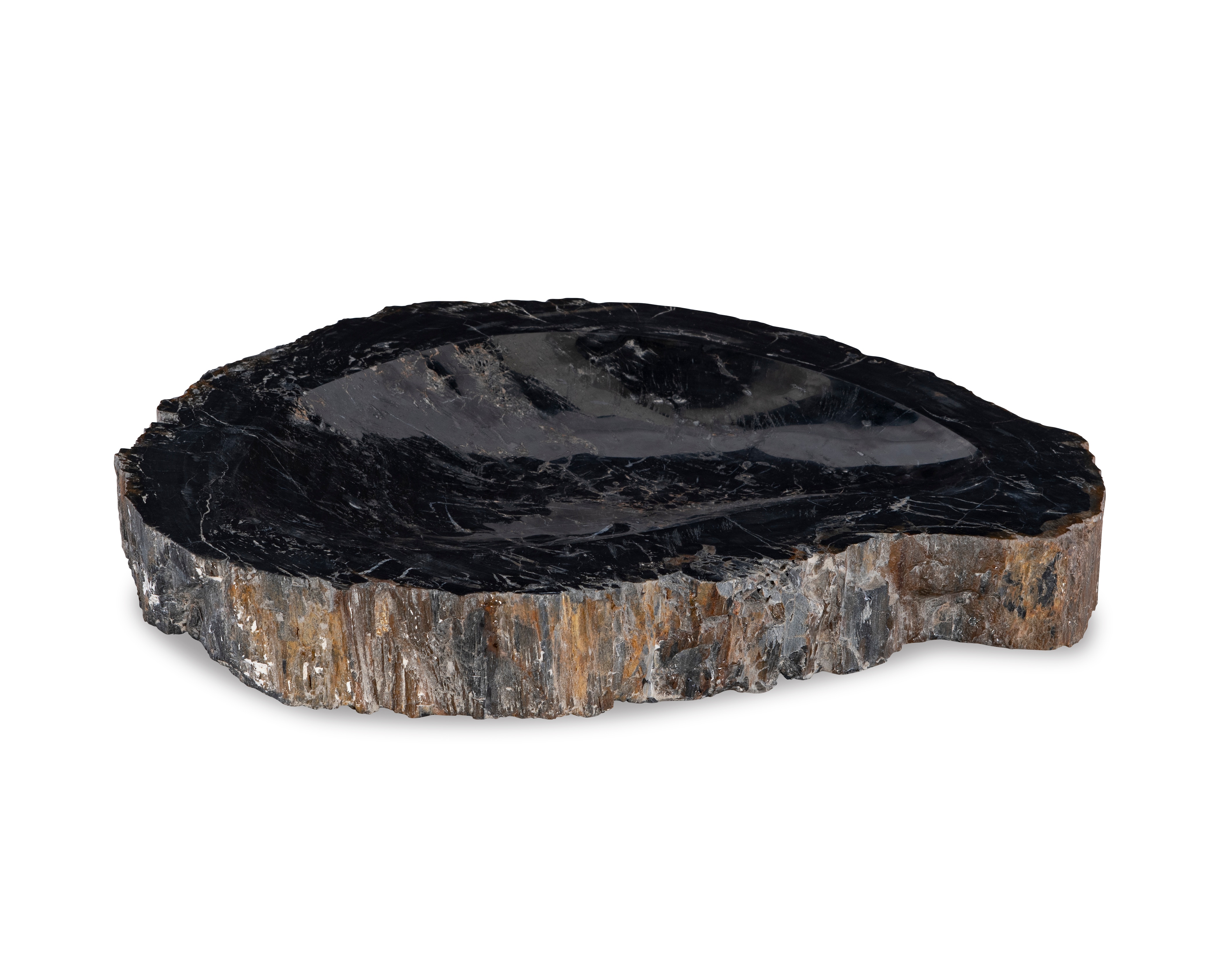 Maitland-Smith Grey Petrified Bowl 8476-21