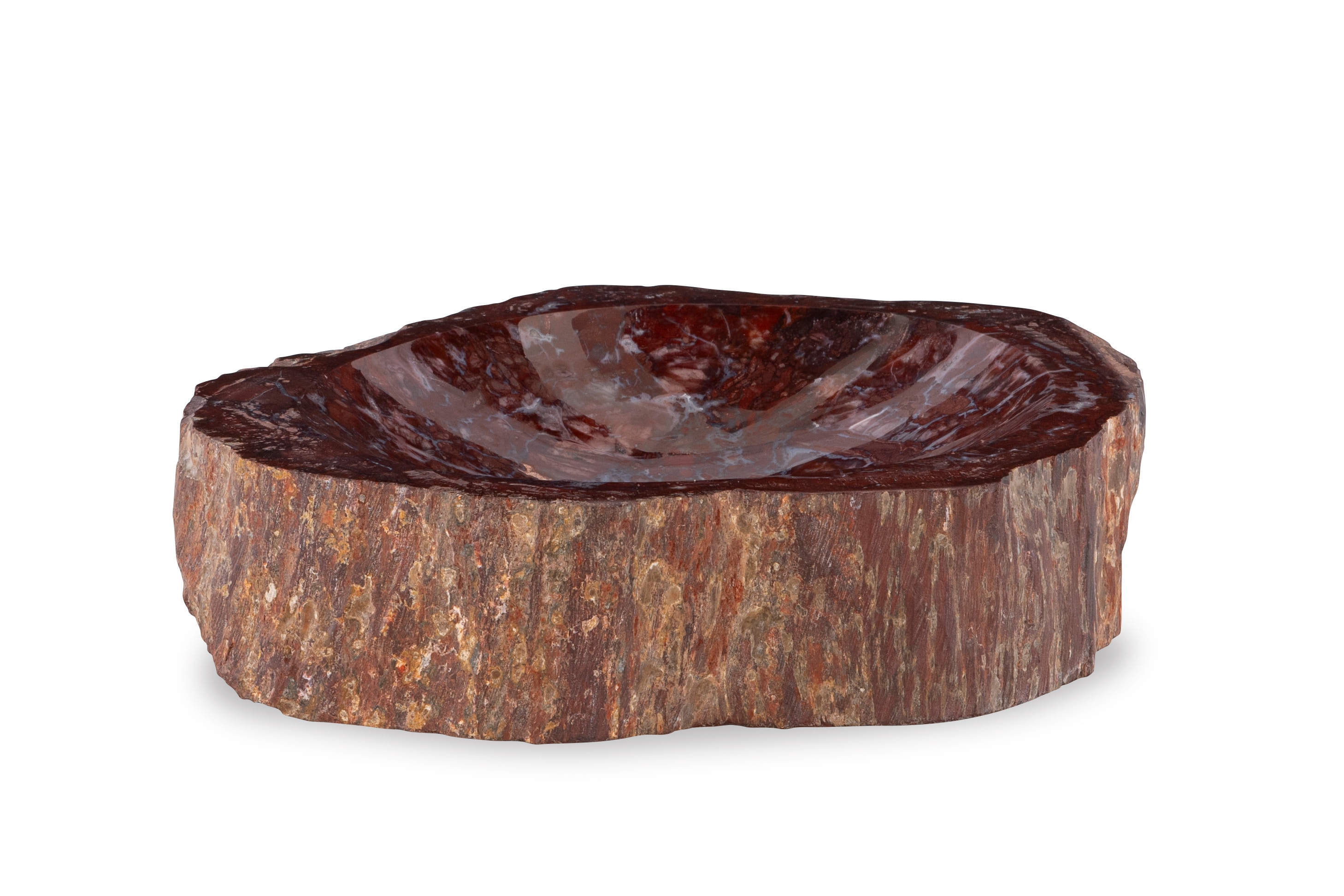Maitland-Smith Red Petrified Bowl 8478-21