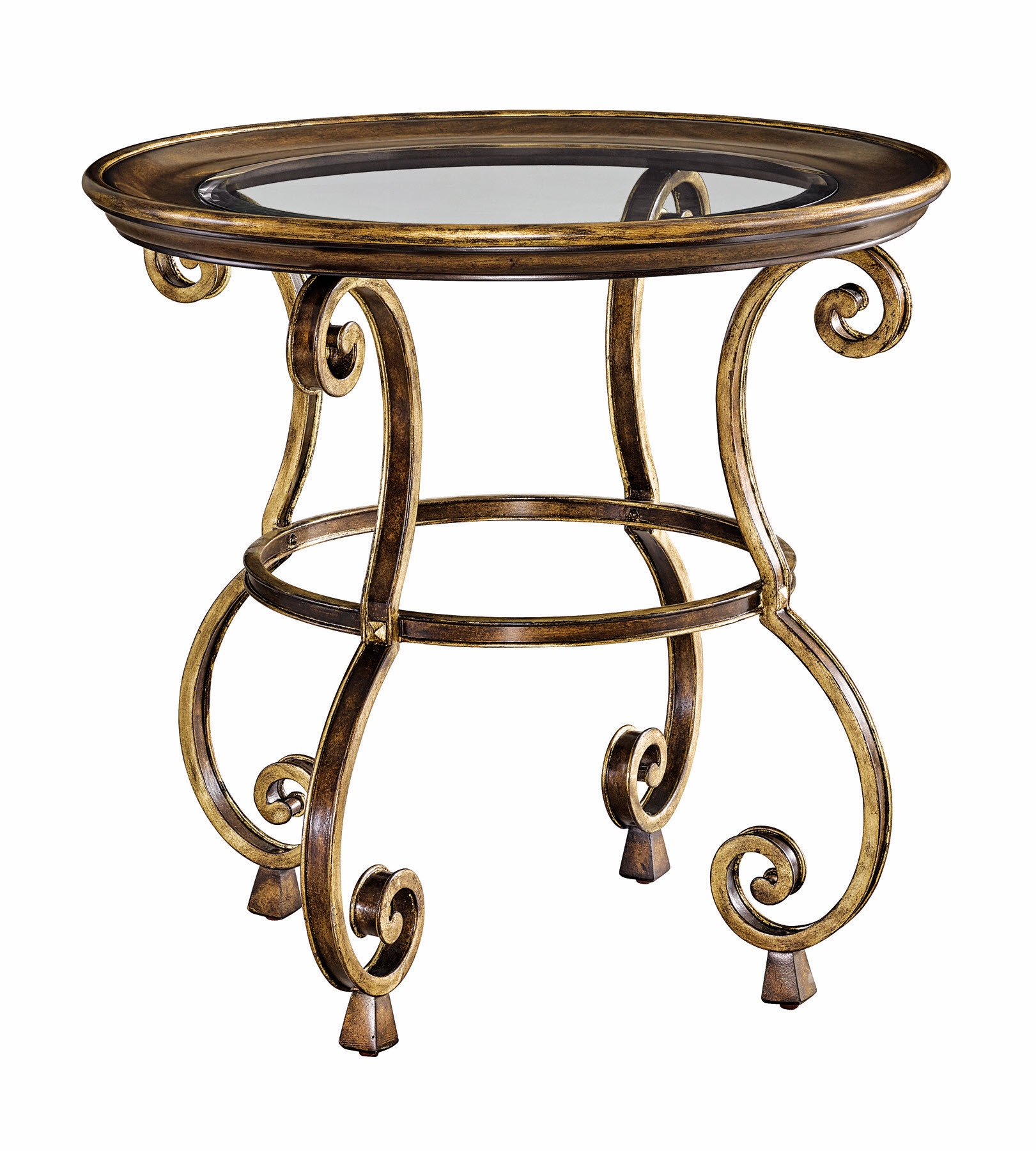 Maitland-Smith Aria Round End Table 88-0204