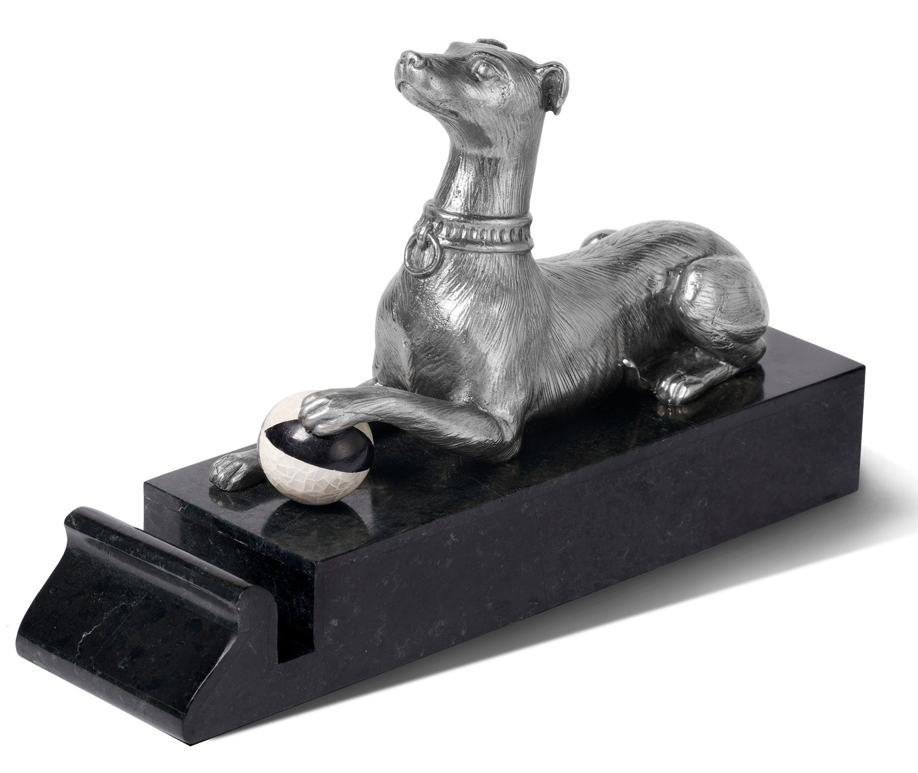 Maitland-Smith Stately Greyhound Card Holder 89-1606