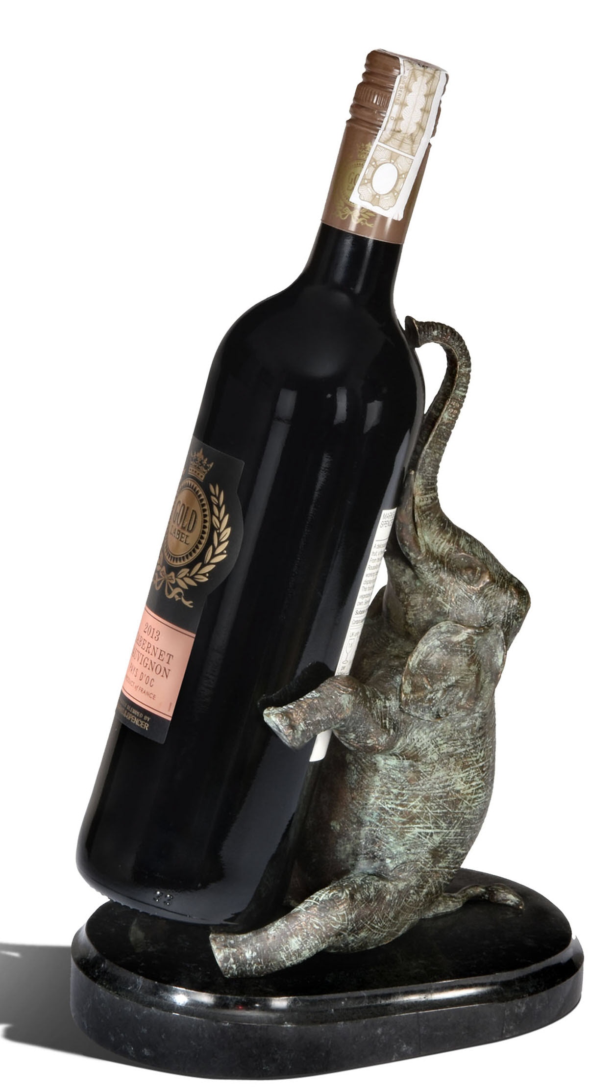 Maitland-Smith Elephant Wine Bottle Holder 89-1701