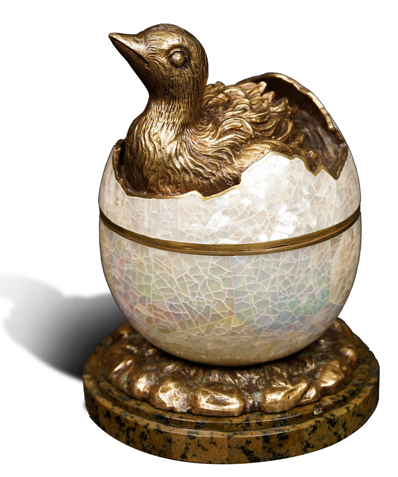 Maitland-Smith Ostrich Egg Box 89-1901