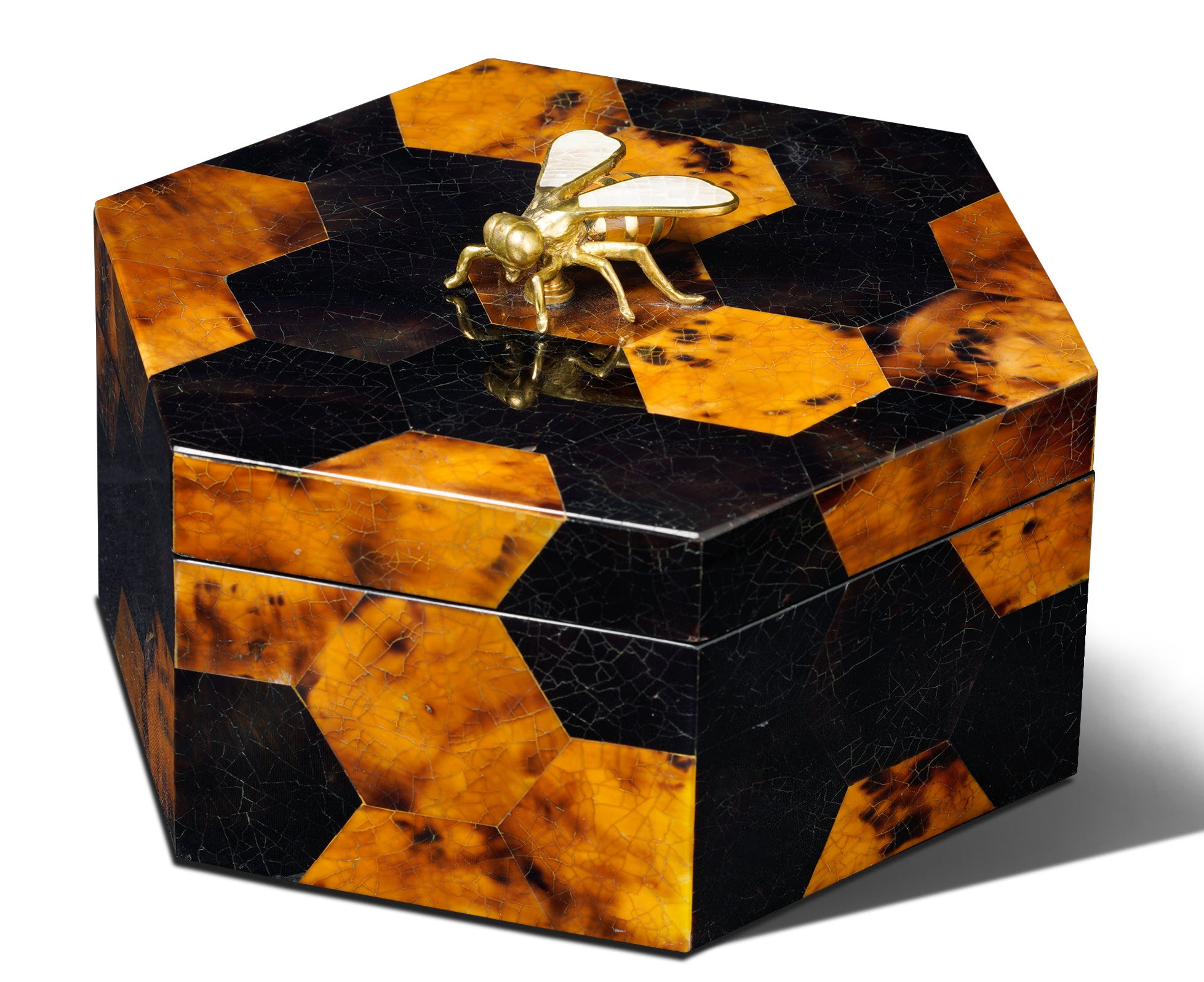Maitland-Smith Honeycomb Penshell Box 89-1902