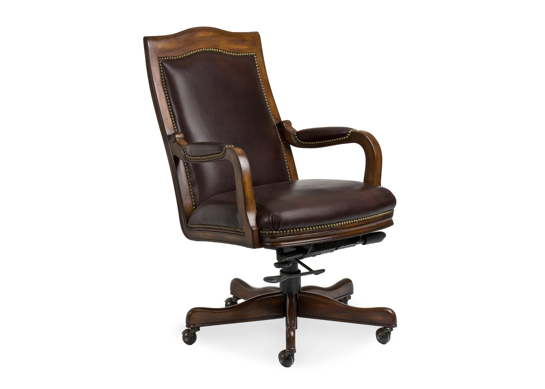 Maitland-Smith Grady Swivel Tilt Desk Chair RA1015ST-DUB-CHE