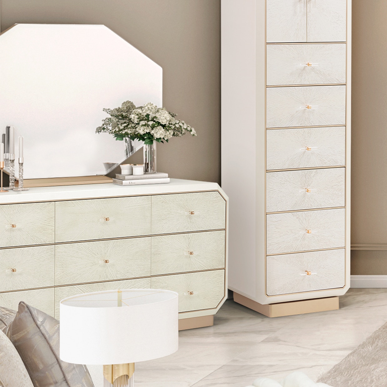 Michael Amini Furniture Dresser 9034050SA-136