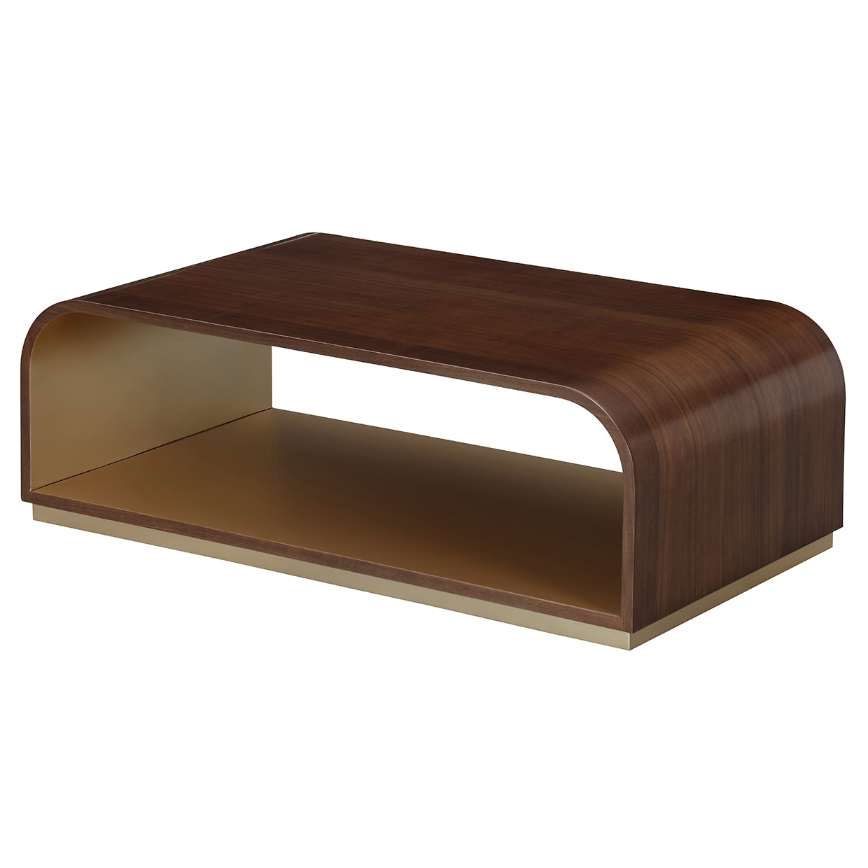 Michael Amini Furniture Houston Cocktail Table Walnut 9095204-416