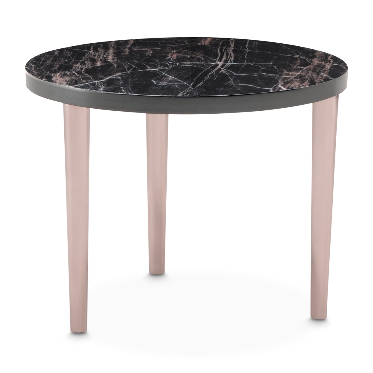 Michael Amini Furniture Small Cocktail Table Dark Bronze LFR-CLCH204-835