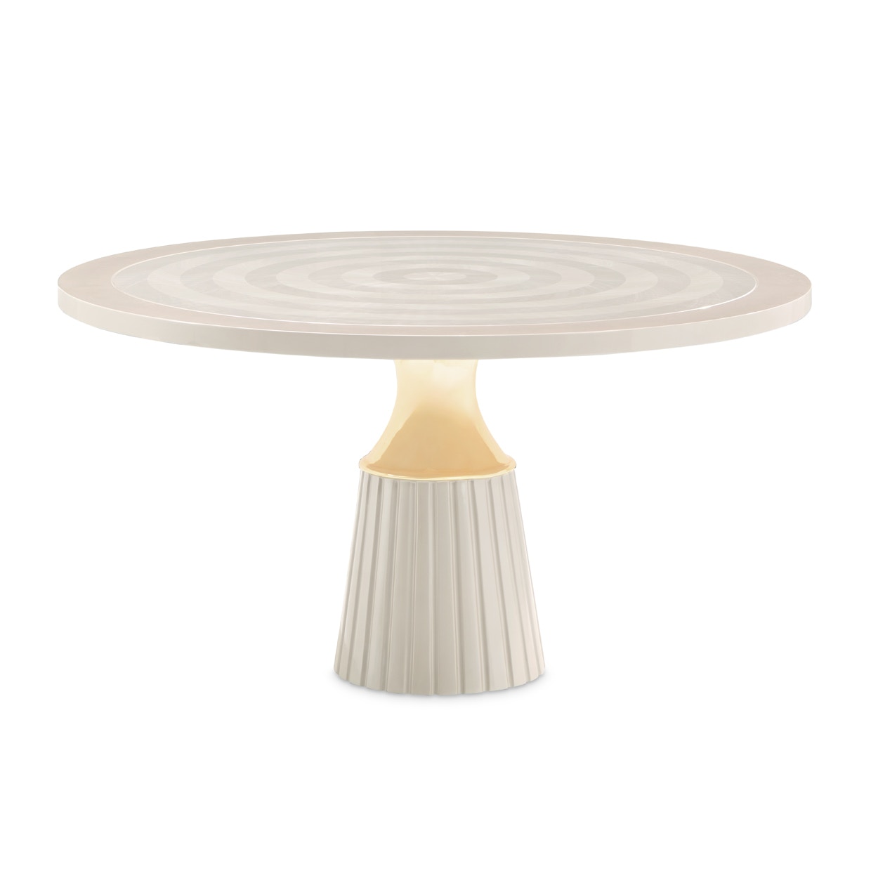 Michael Amini Furniture Round Dining Table LFR-CRMA001-141