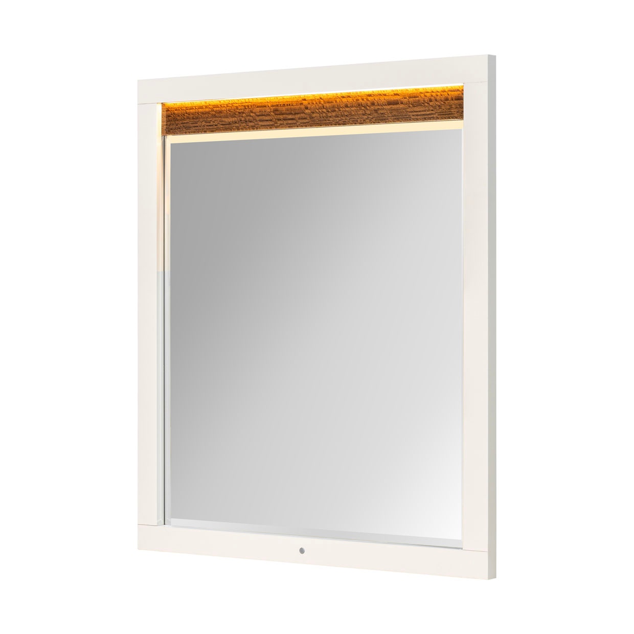 Michael Amini Furniture Dresser Mirror with LED Lights 9023060-204