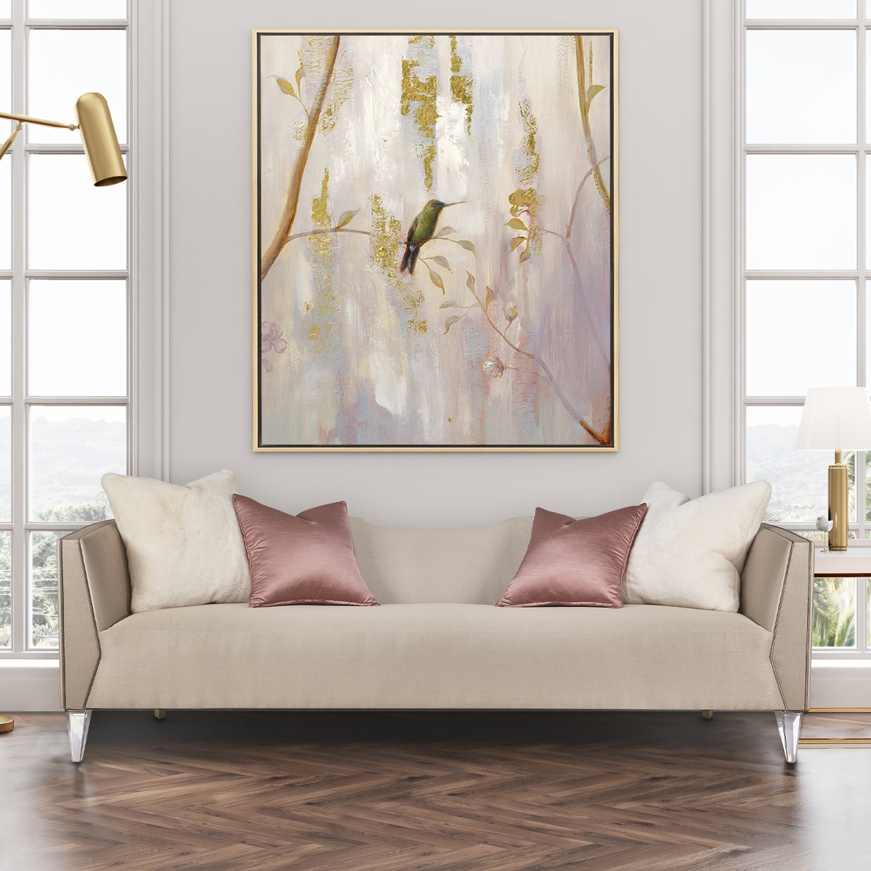 Michael Amini Furniture Sofa NLRU-LNEA815-MTL-823