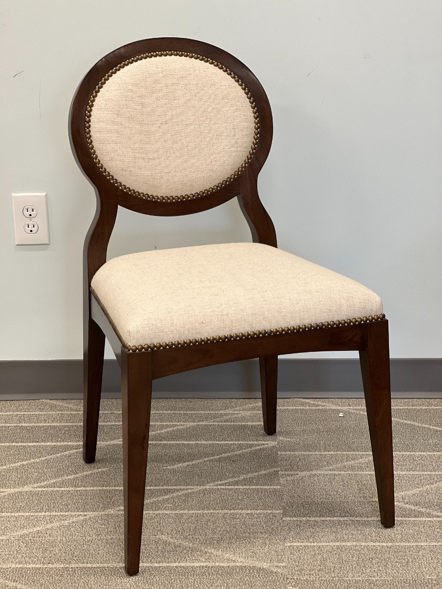 Woodbridge Ventura Oval Side Chair - Fabric Upholstery 7194-21