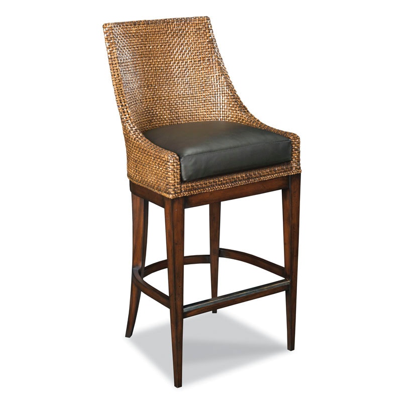 Woodbridge Woven Leather Counter Stool 7175-03