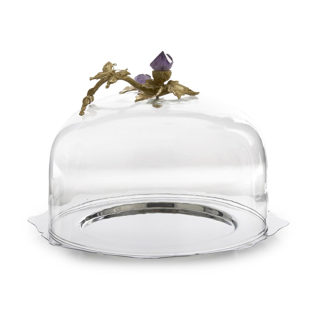 John Richard Amethyst Sprig Cloche, Large JRA-16122