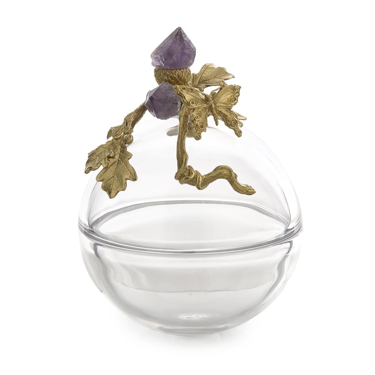 John Richard Amethyst Sprig Cloche, Medium JRA-16125