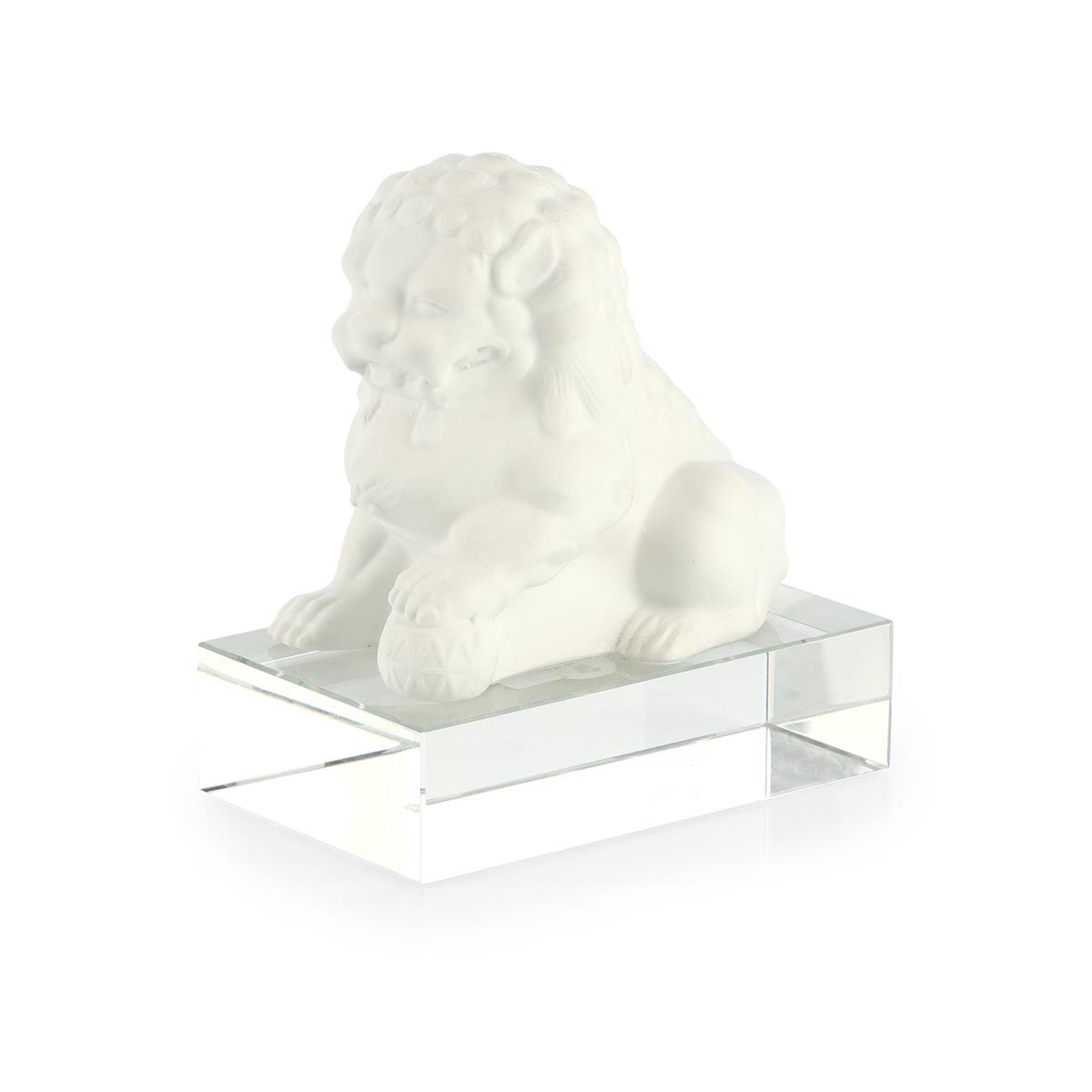 John Richard Shishi Sculpture on Crystal II JRA-16181