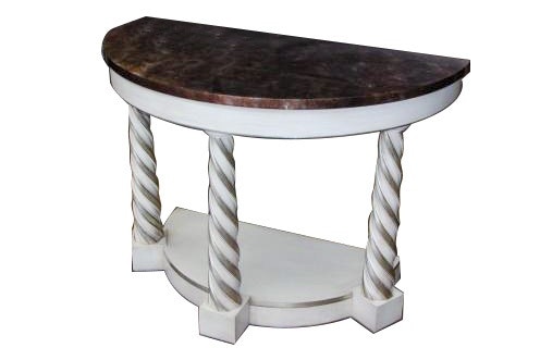 Karges Furniture Style Custom Demilune Console 526X