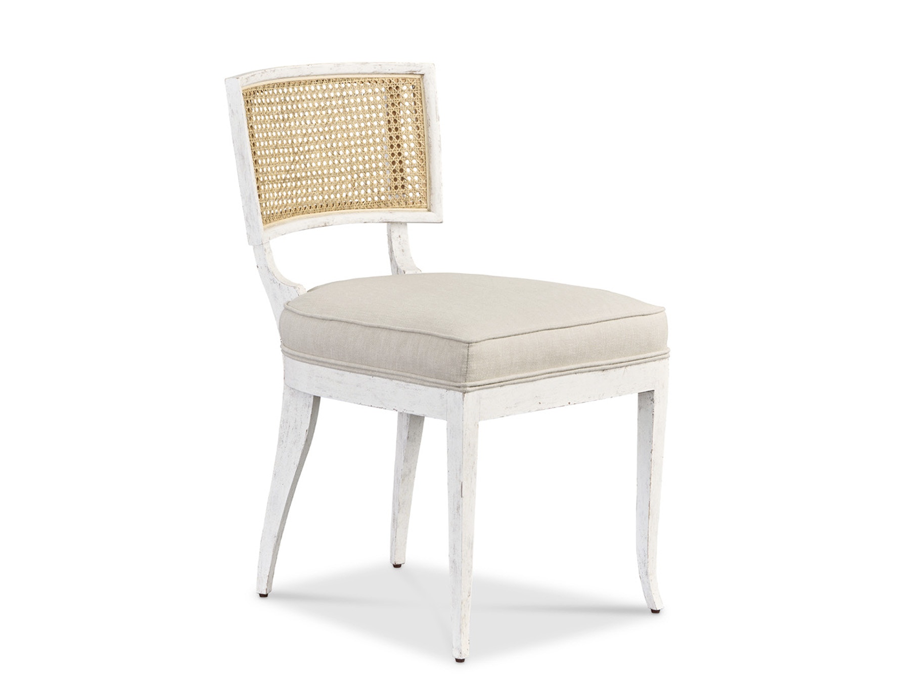Lillian August for Hickory White Claudia White Dining Chair LA1132AC